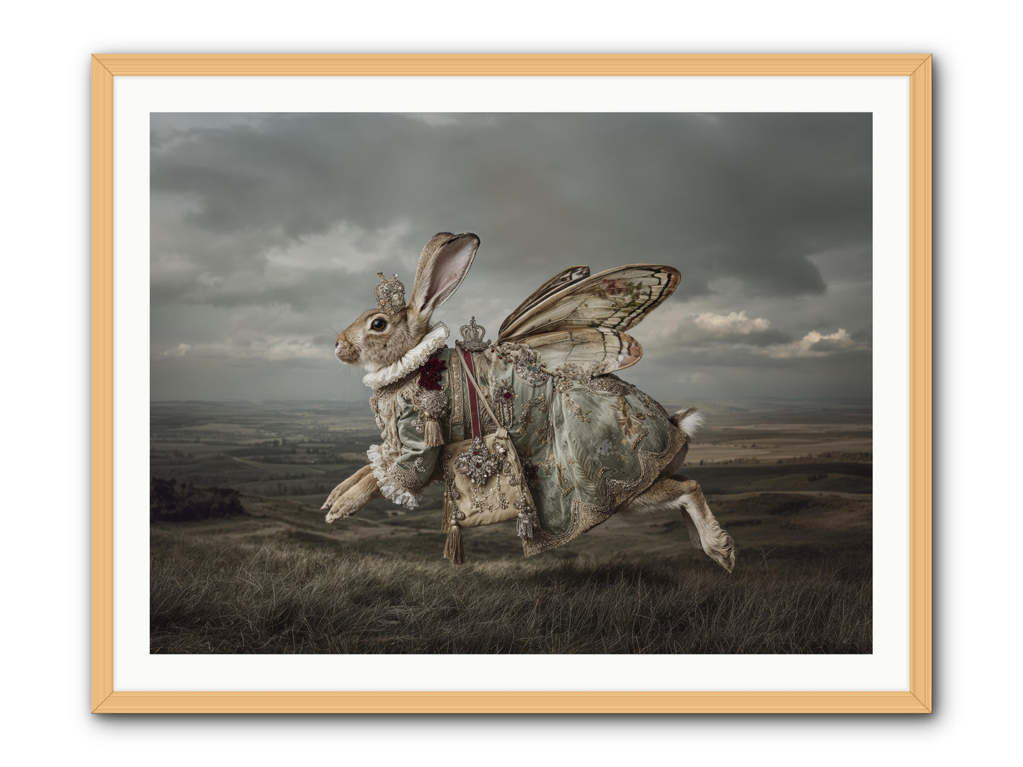Mintwater Diaries No.2  -- Framed Print - Natural 40x30