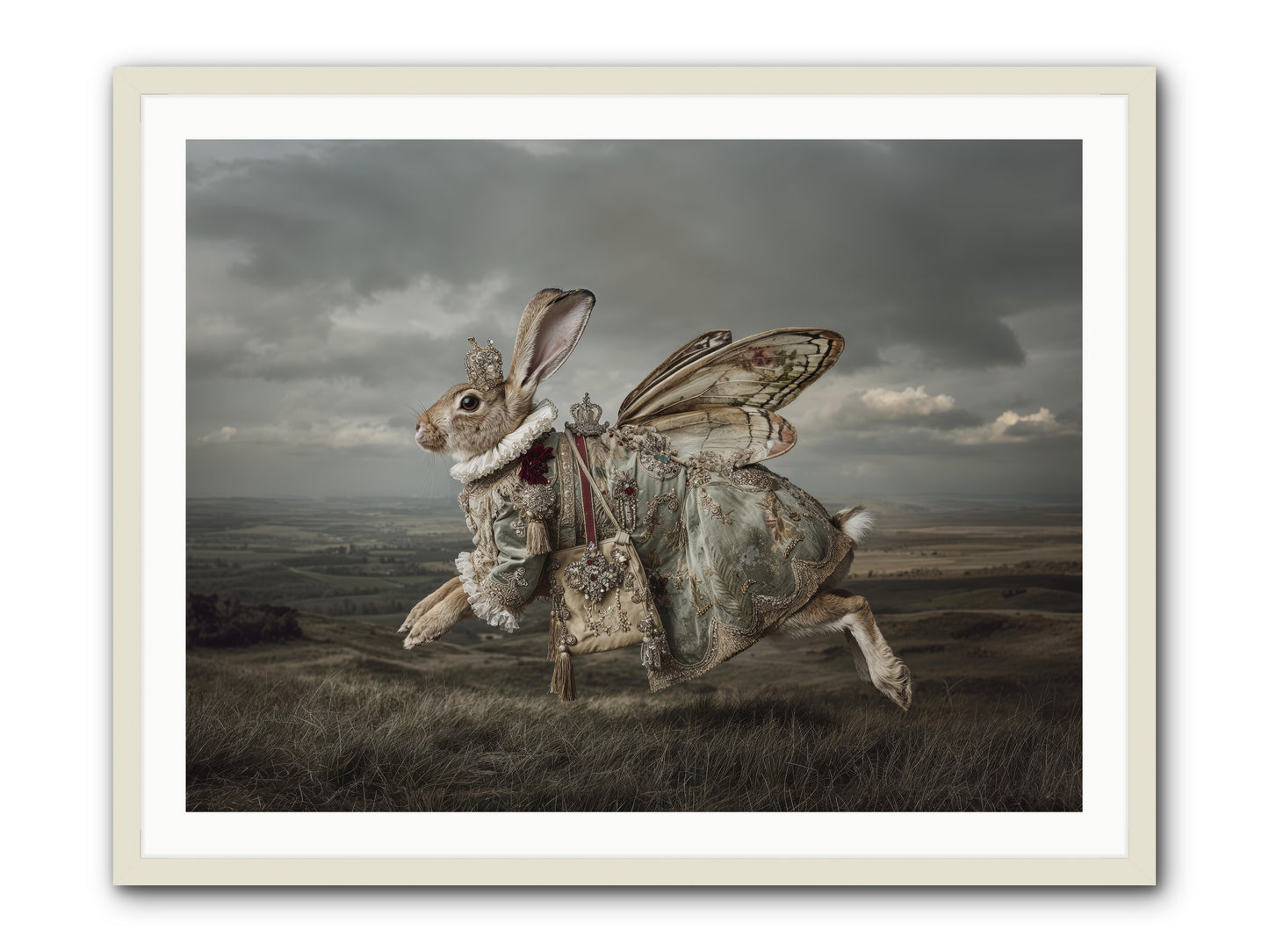 Mintwater Diaries No.2  -- Framed Print - White 40x30