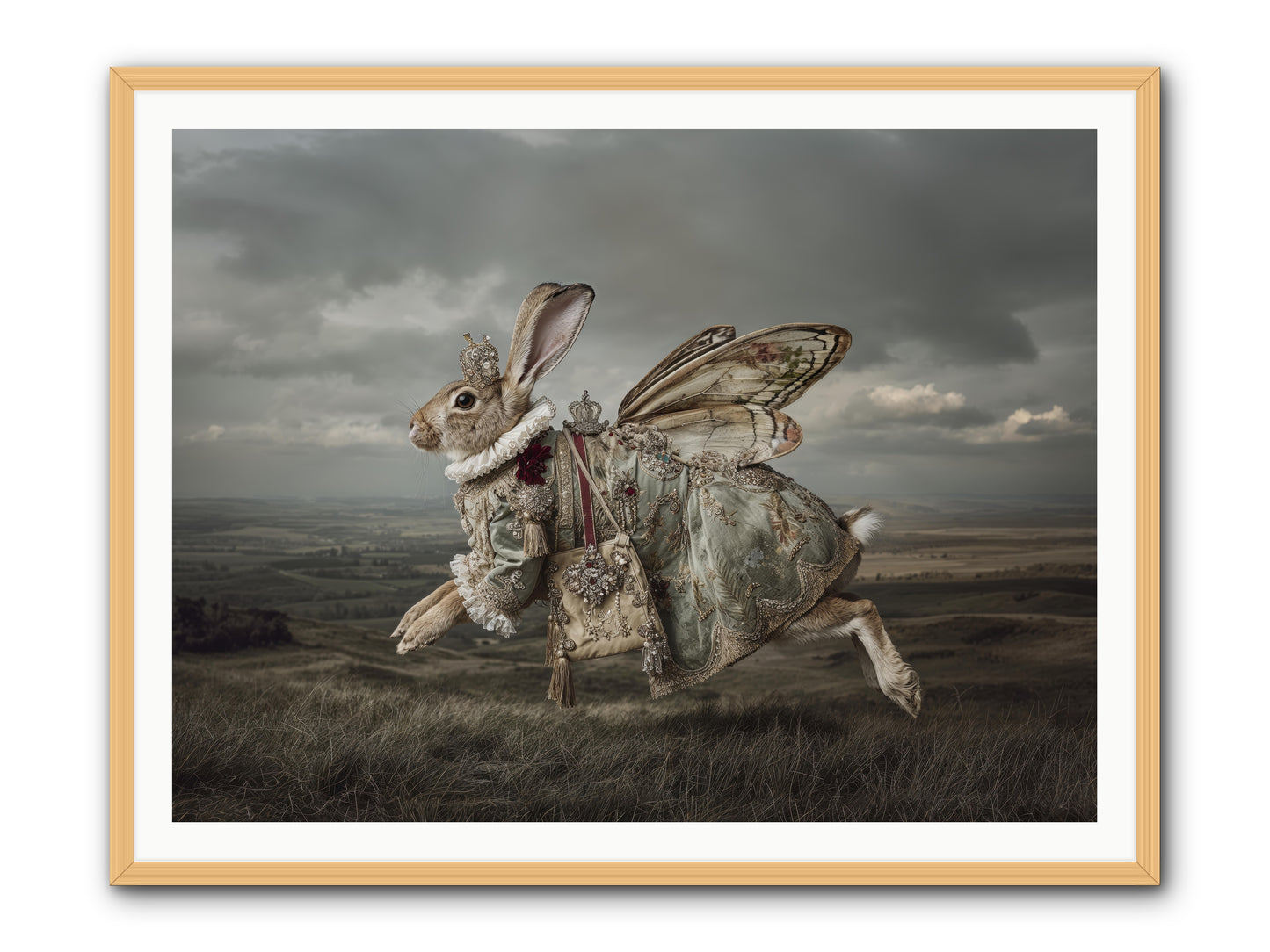 Mintwater Diaries No.2  -- Framed Print - Natural 48x36