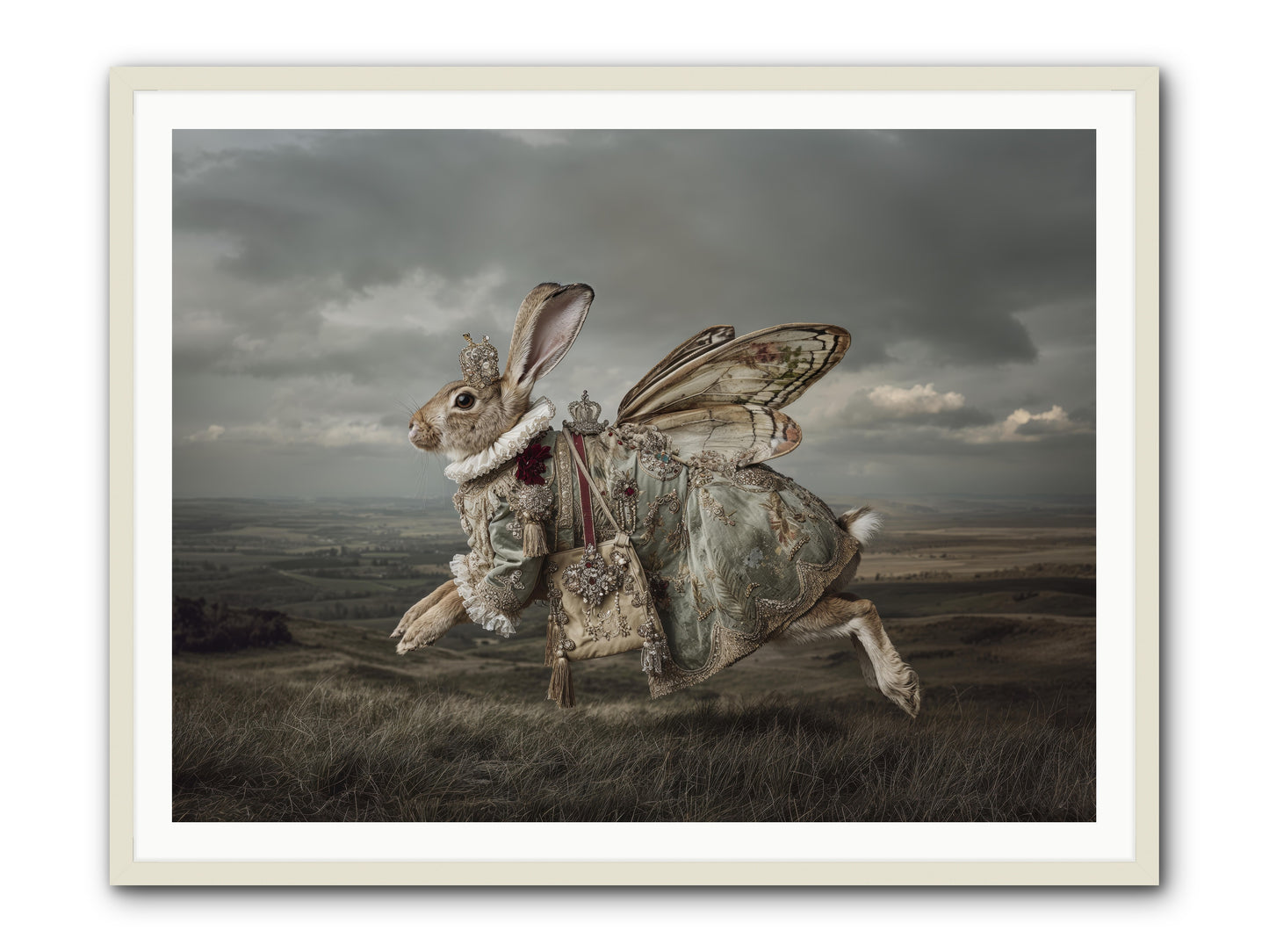 Mintwater Diaries No.2  -- Framed Print - White 48x36
