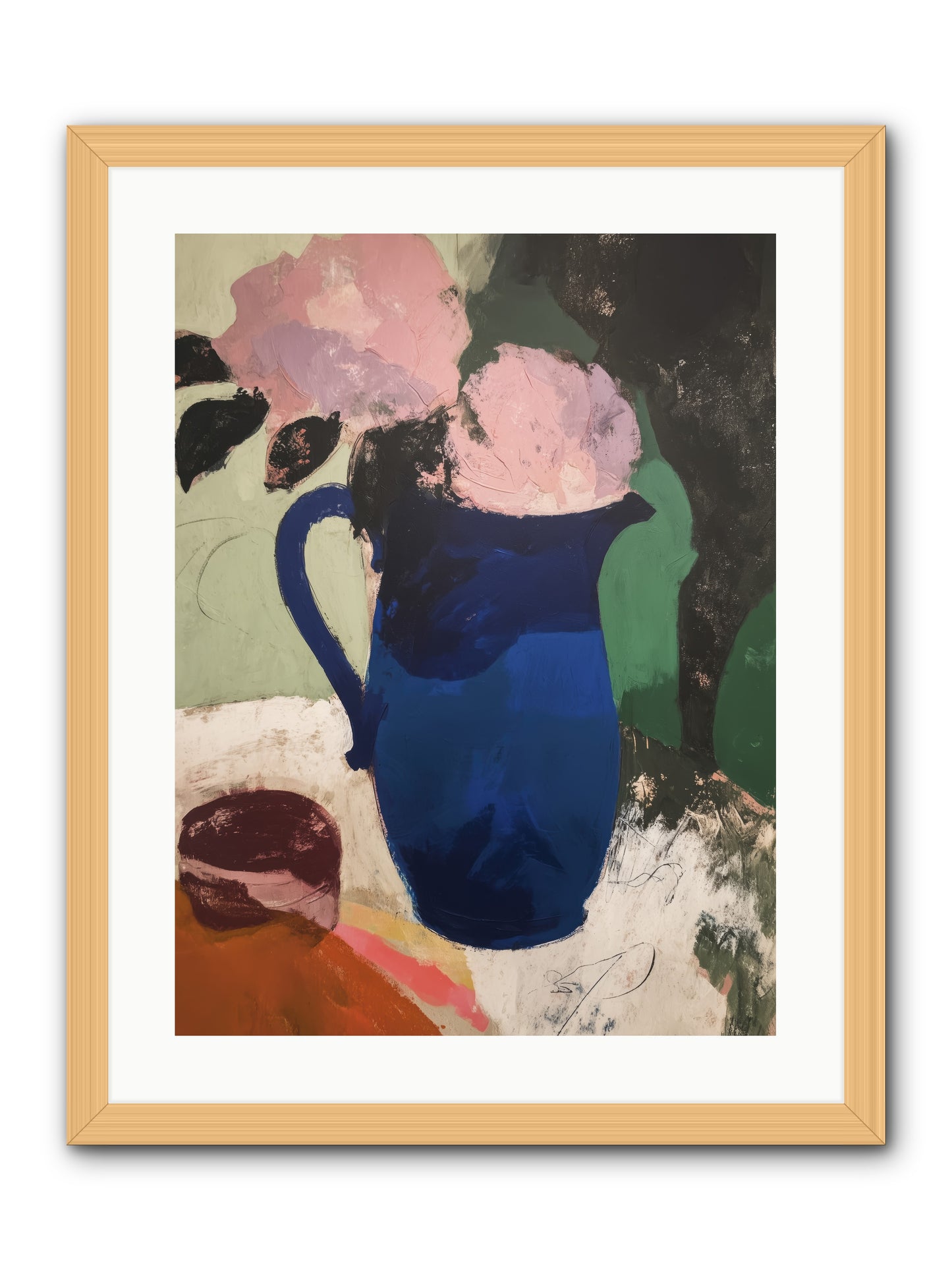 Mirevale -- Framed Print - Natural 18x24
