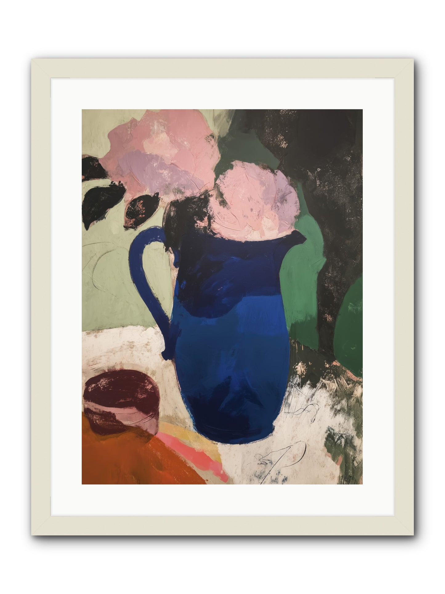 Mirevale -- Framed Print - White 18x24