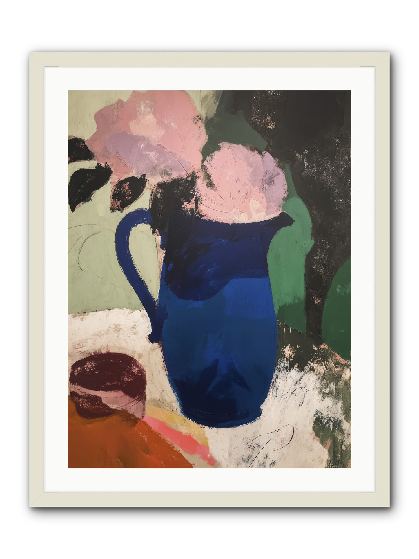Mirevale -- Framed Print - White 24x32