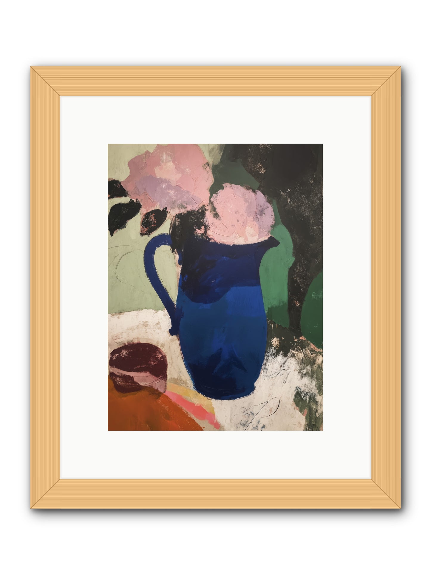 Mirevale -- Framed Print - Natural 9x12