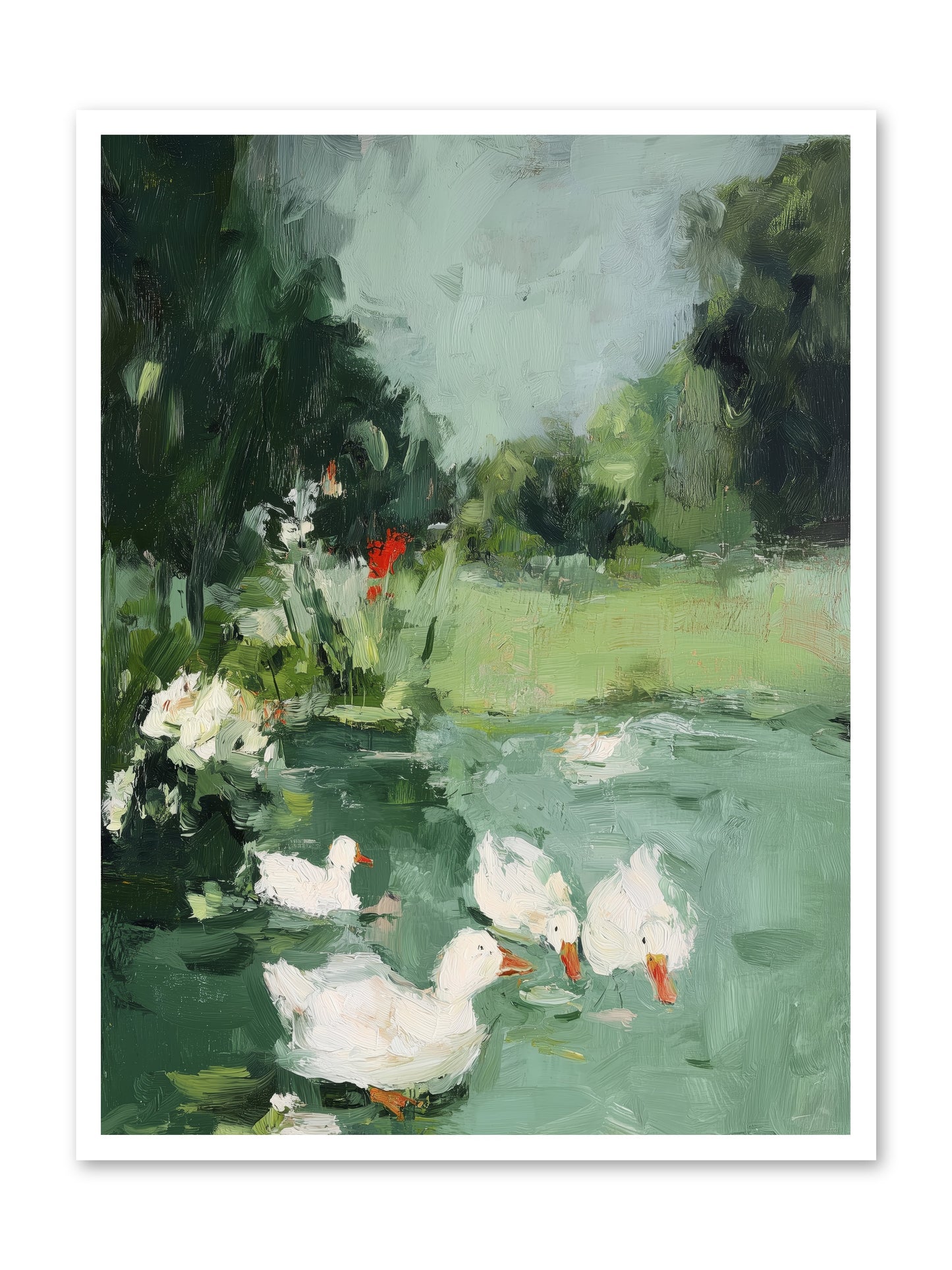Mirror Waters -- Paper Print 30x40