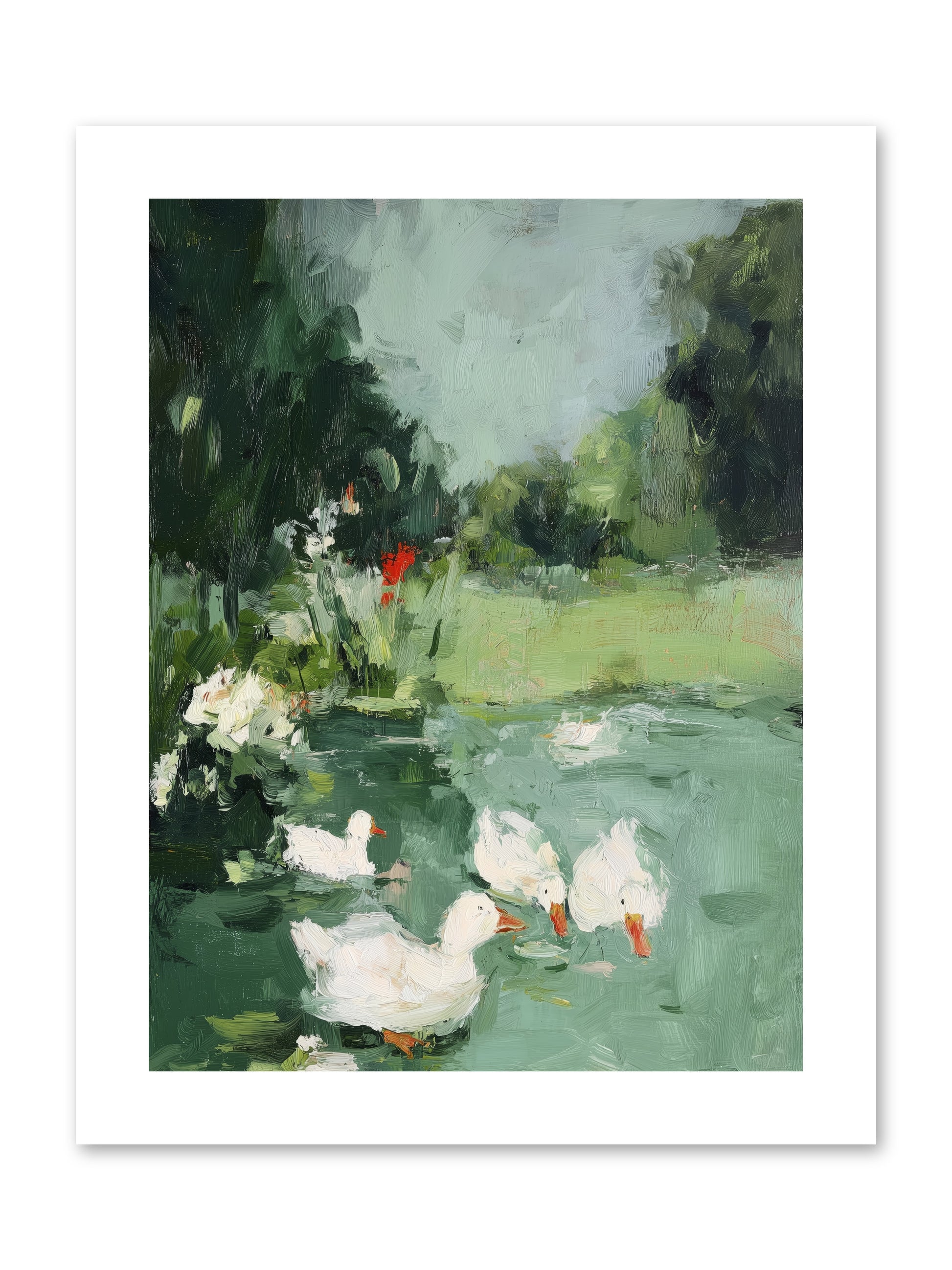 Mirror Waters -- Paper Print 9x12
