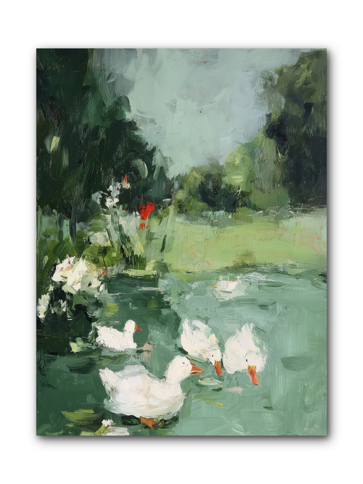 Mirror Waters -- Wrapped Canvas 9x12