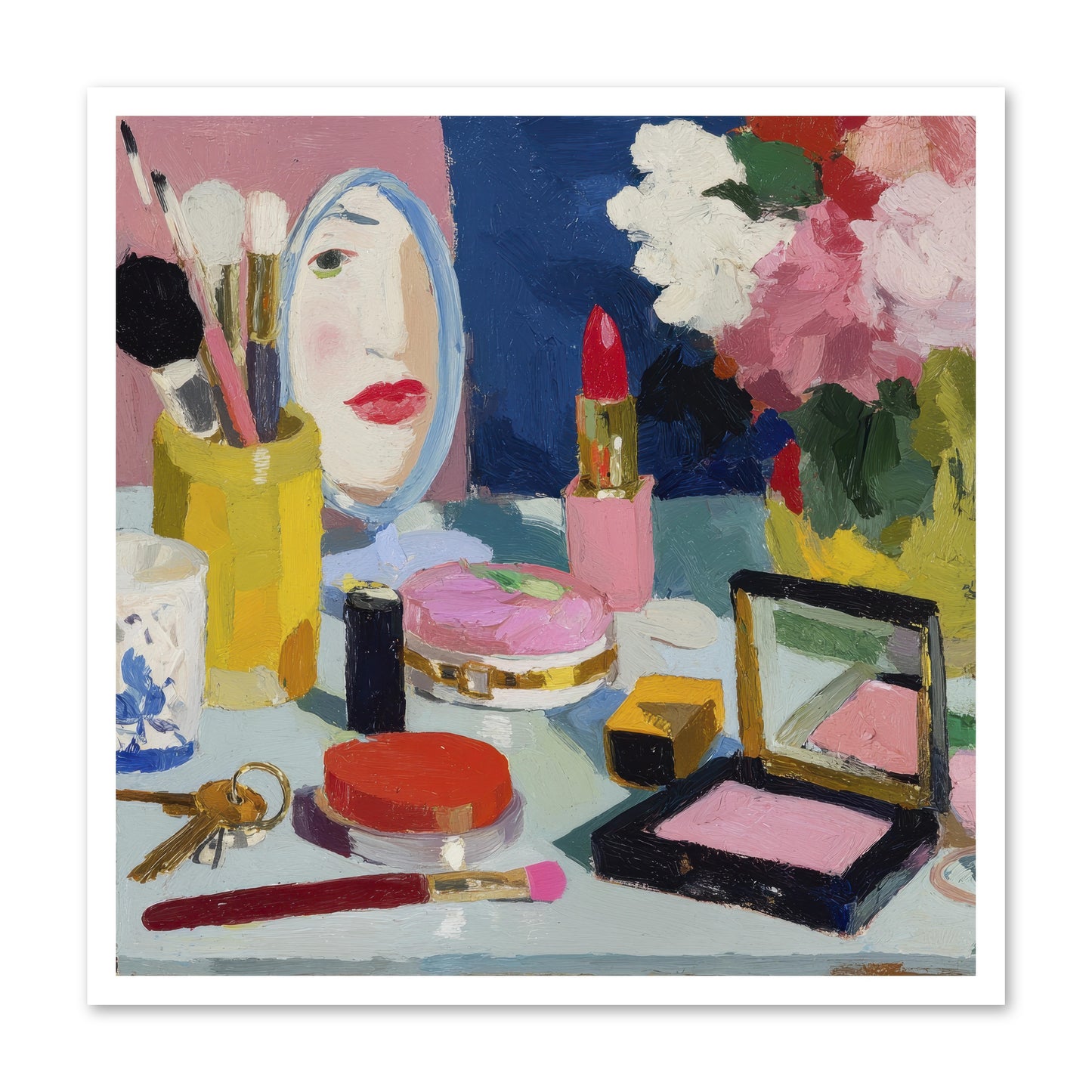 Mirror, Mirror Morning -- Paper Print 30x30