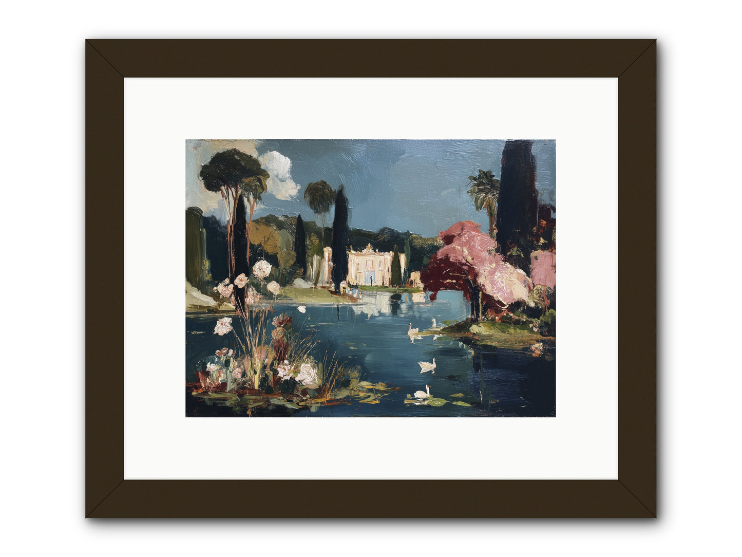Mirrored Memories -- Framed Print - Black 12x9