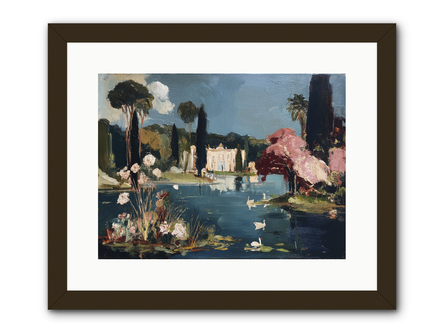 Mirrored Memories -- Framed Print - Black 16x12