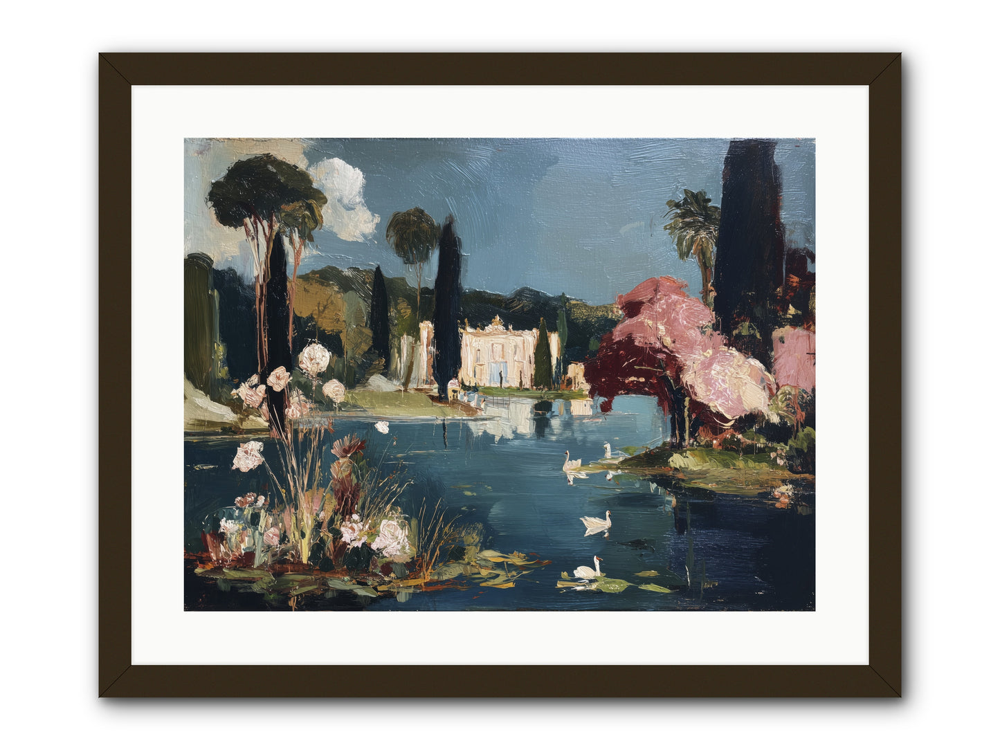 Mirrored Memories -- Framed Print - Black 24x18