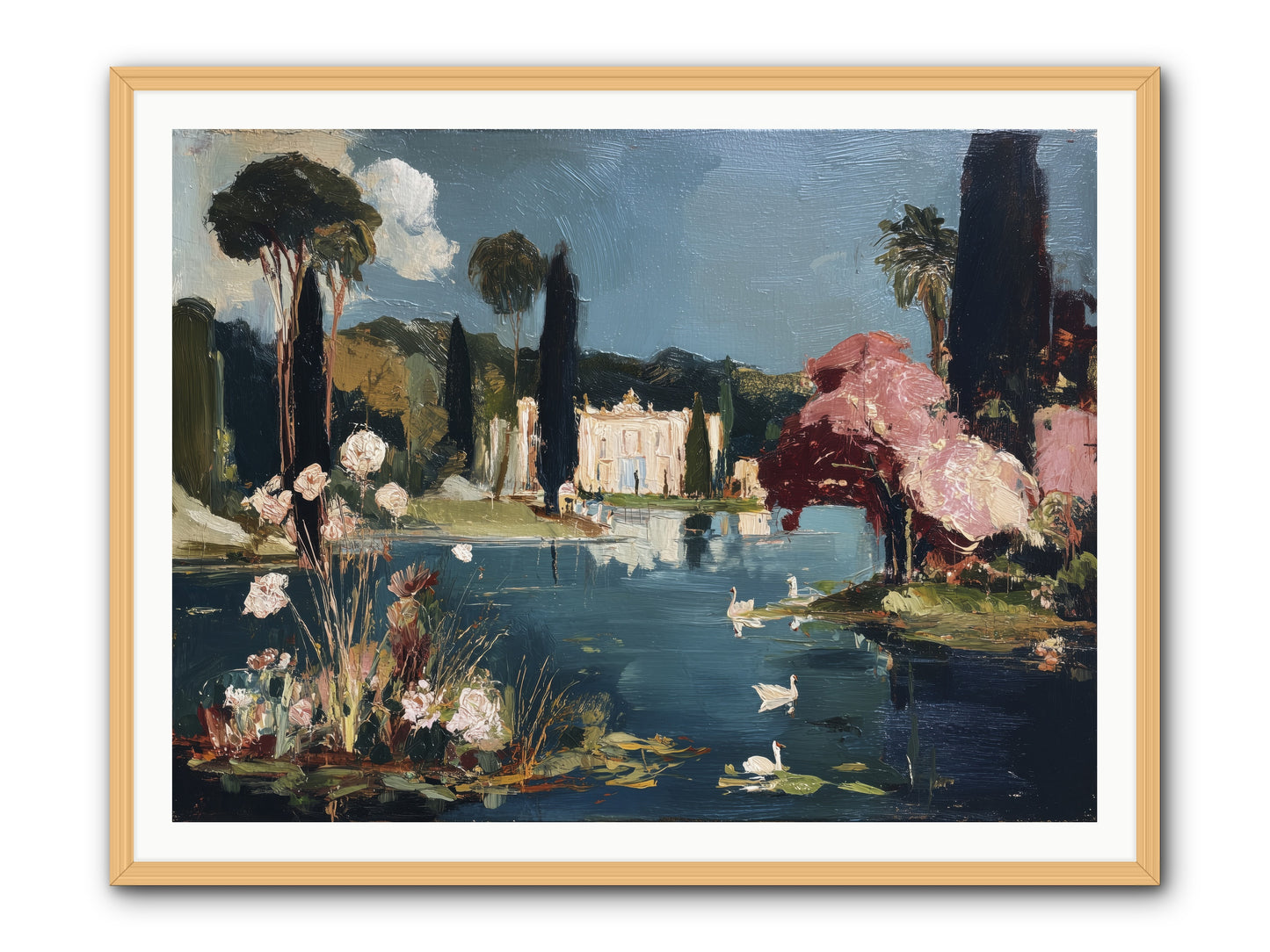 Mirrored Memories -- Framed Print - Natural 48x36