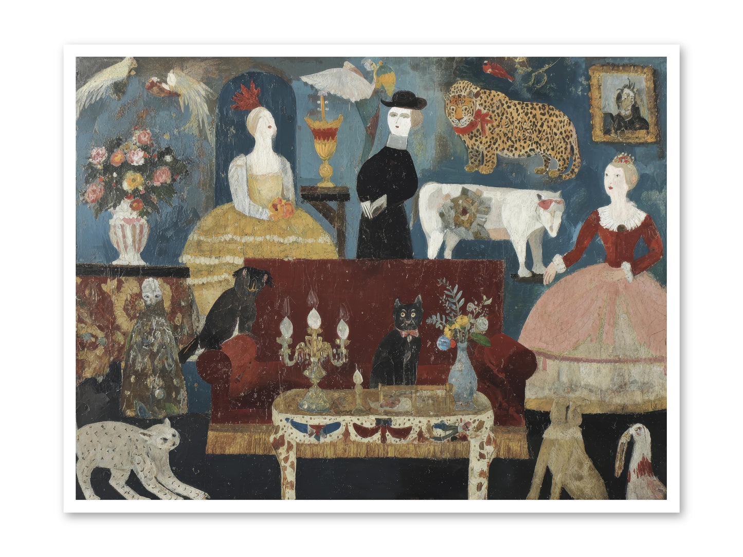 Mirth at Montpelier House -- Loose Canvas Print 48x36