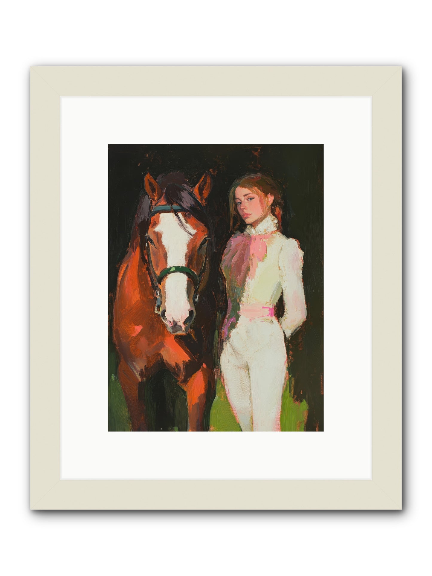 Mischief Maker -- Framed Print - White 9x12
