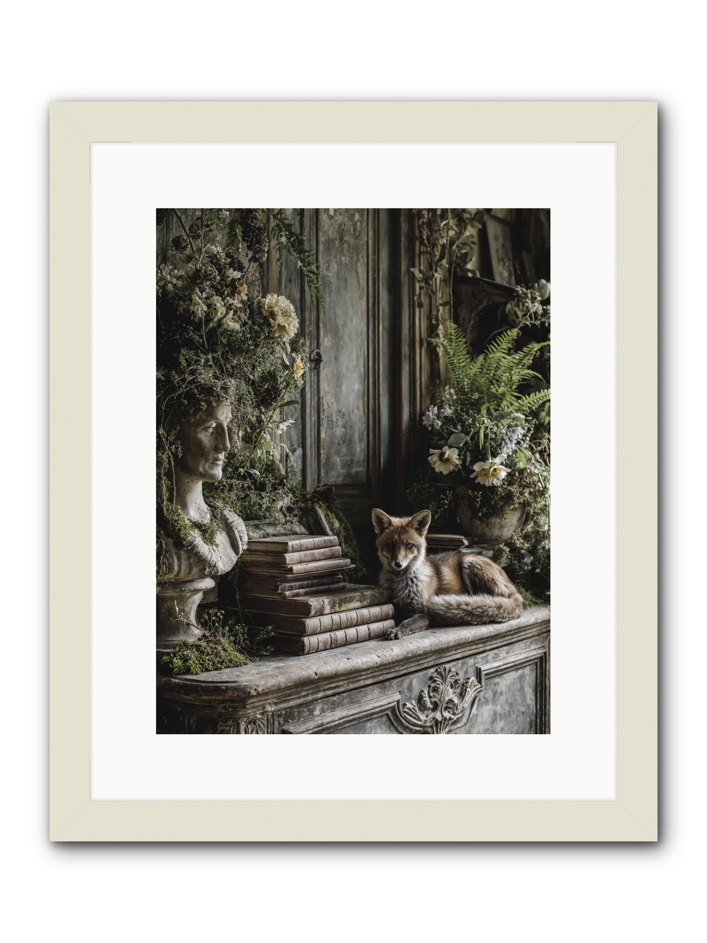 Mischief blessed -- Framed Print - White 12x16
