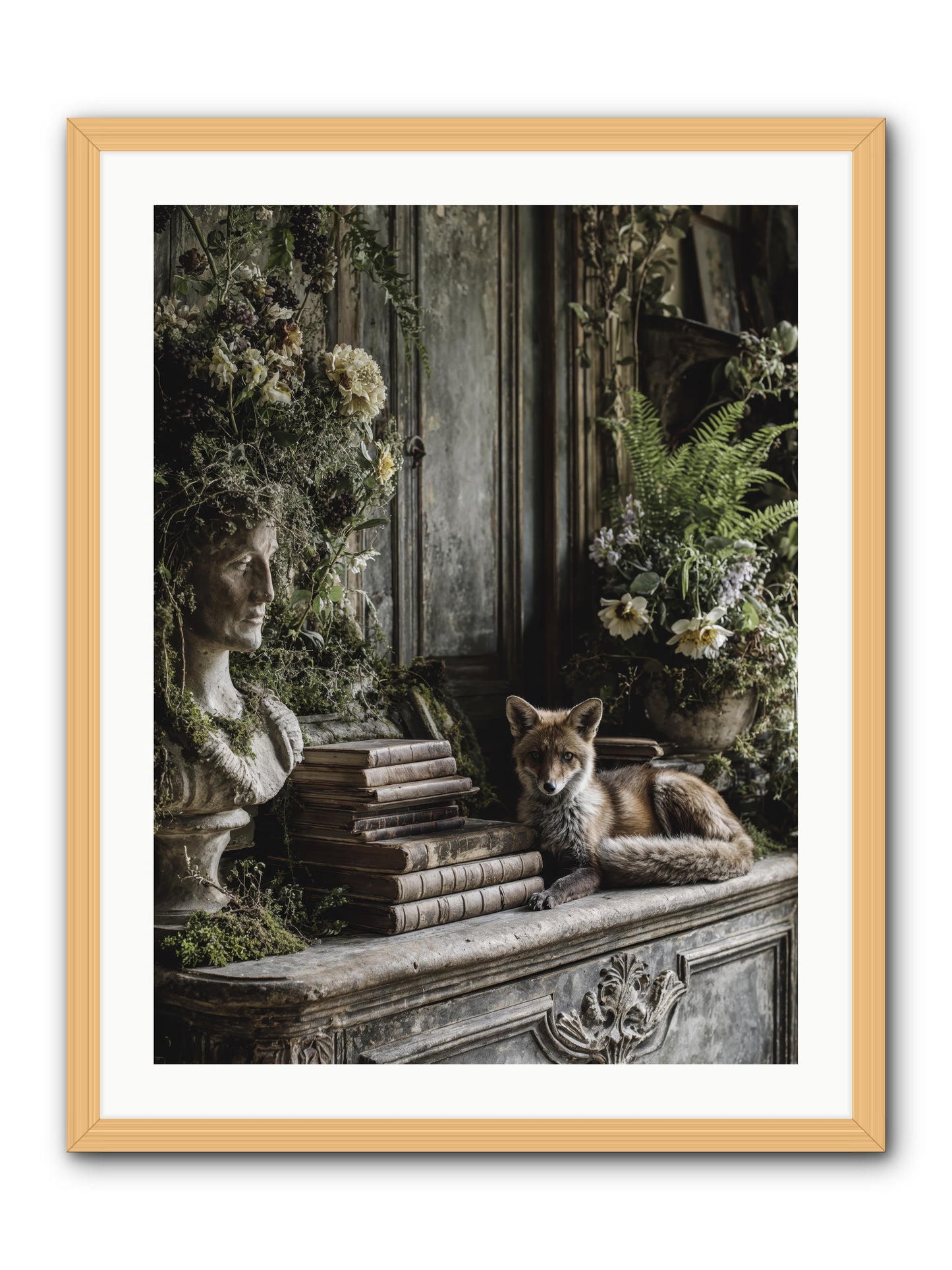 Mischief blessed -- Framed Print - Natural 24x32