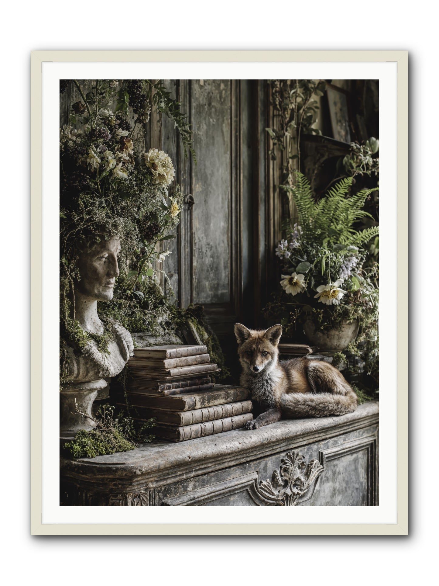 Mischief blessed -- Framed Print - White 36x48
