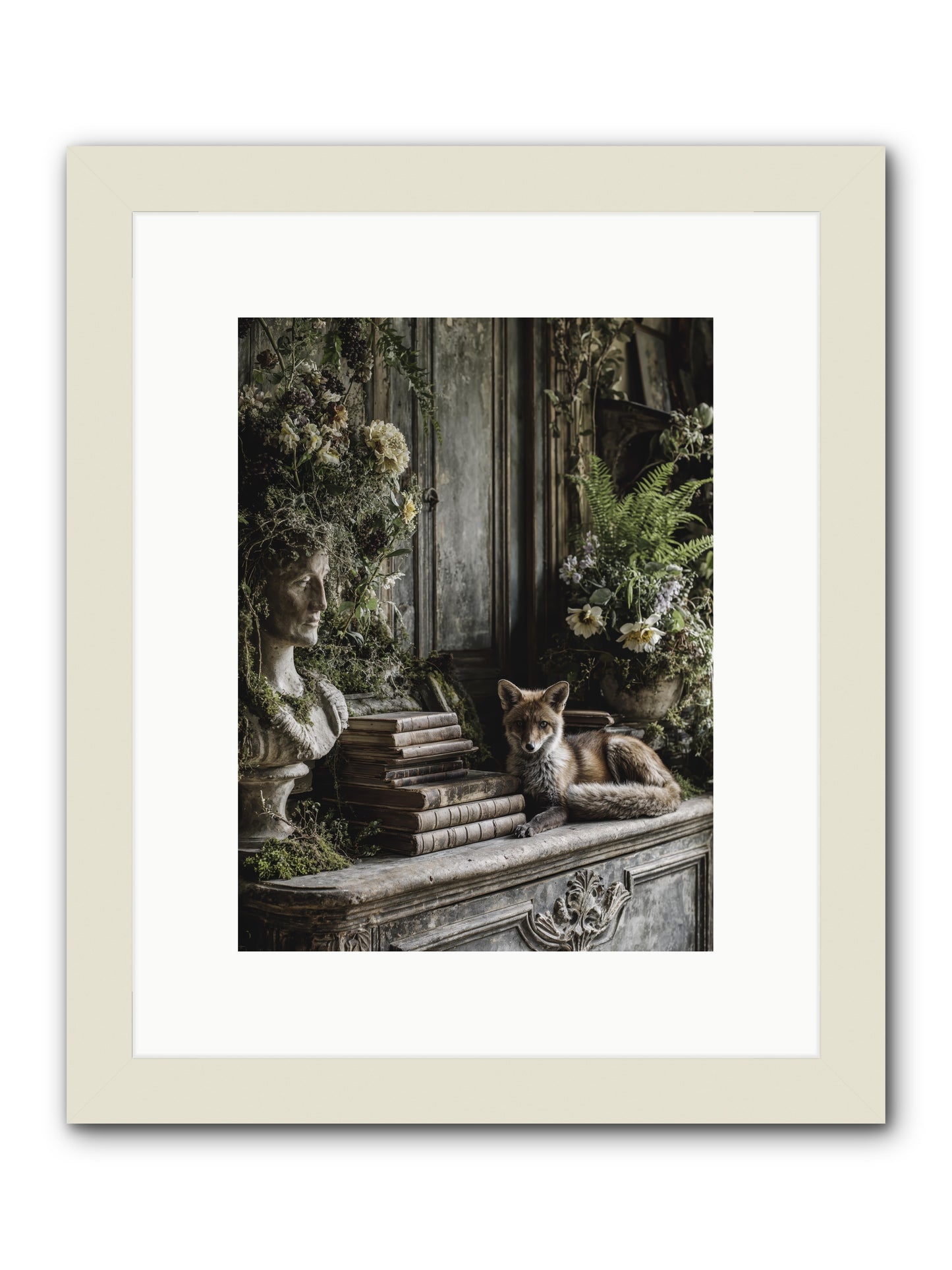 Mischief blessed -- Framed Print - White 9x12