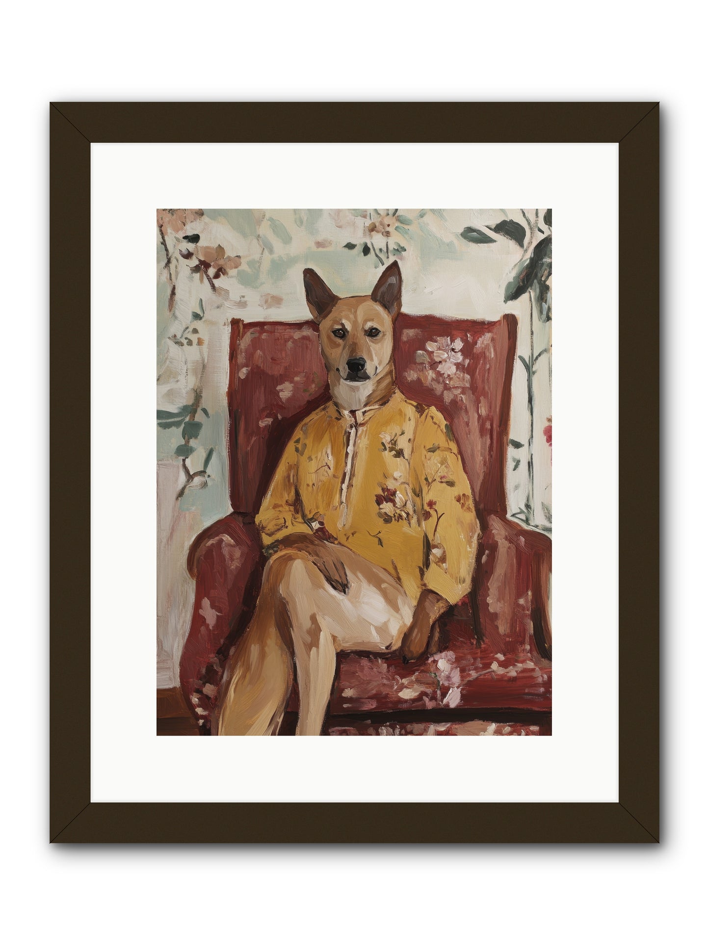 Miss Honey Bee -- Framed Print - Black 12x16