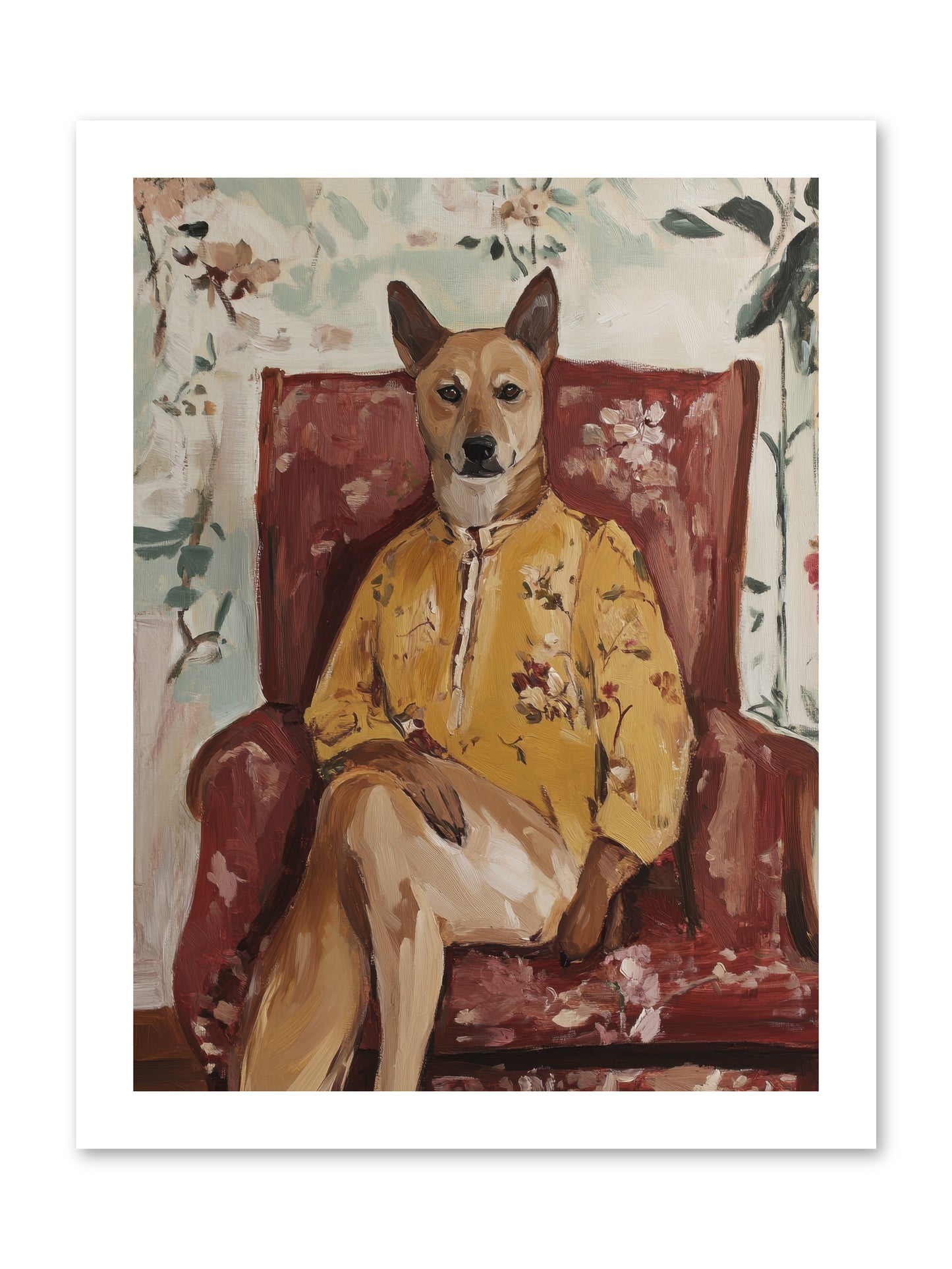Miss Honey Bee -- Paper Print 12x16