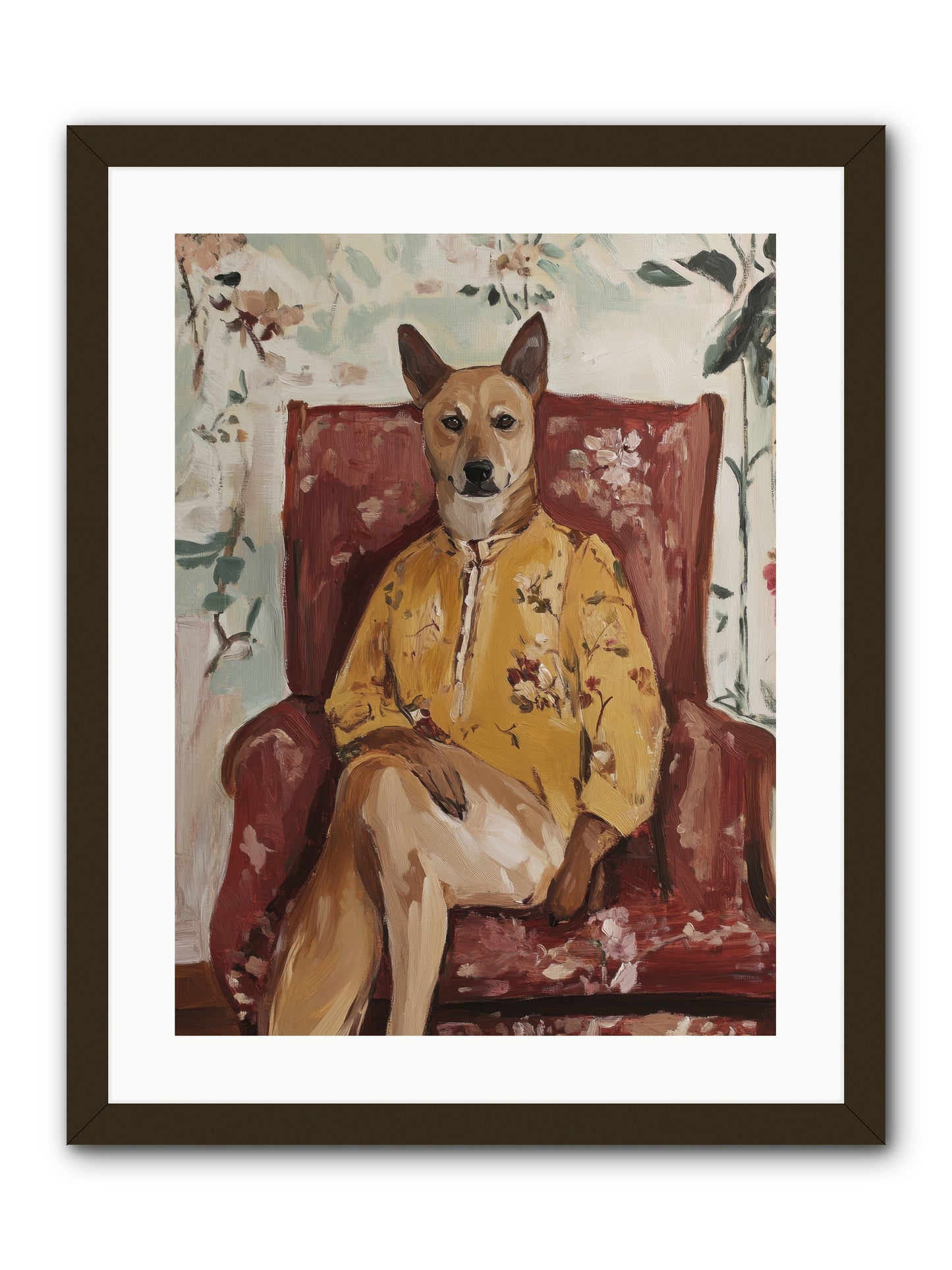 Miss Honey Bee -- Framed Print - Black 18x24