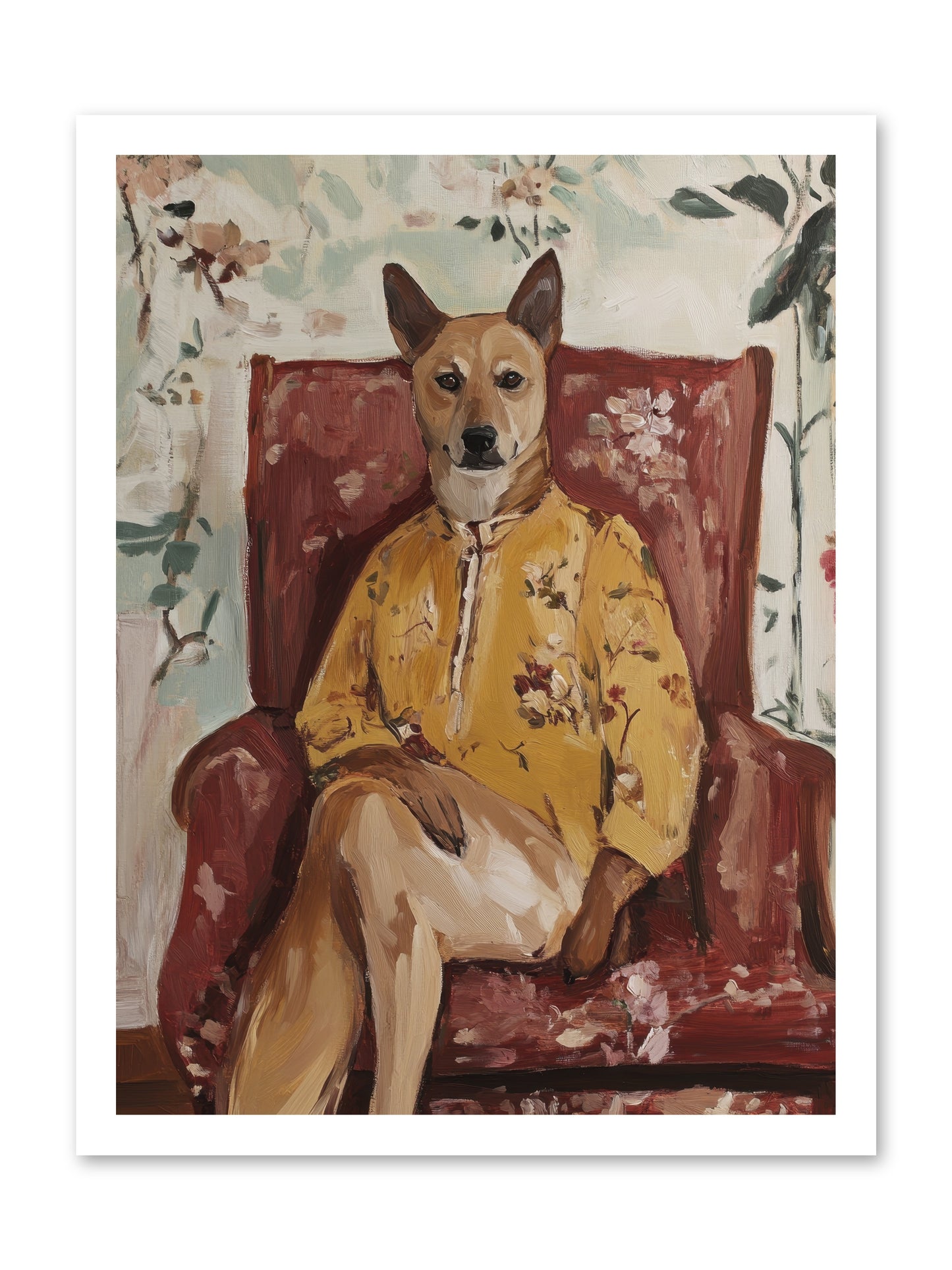 Miss Honey Bee -- Loose Canvas Print 18x24