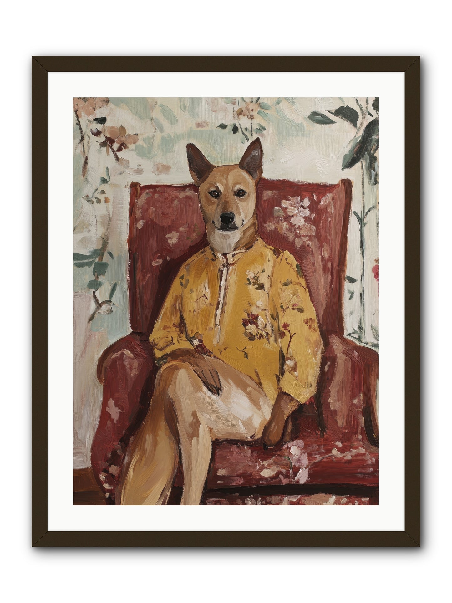 Miss Honey Bee -- Framed Print - Black 24x32
