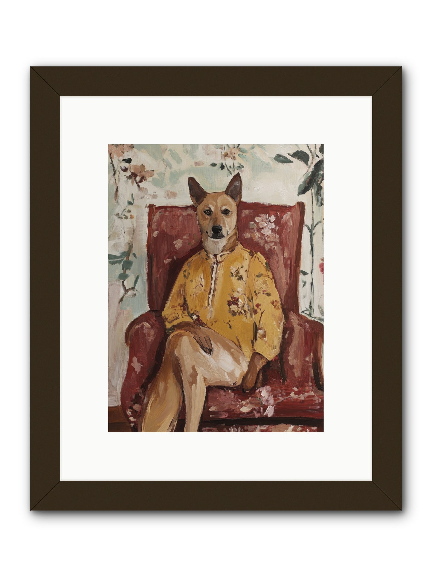 Miss Honey Bee -- Framed Print - Black 9x12