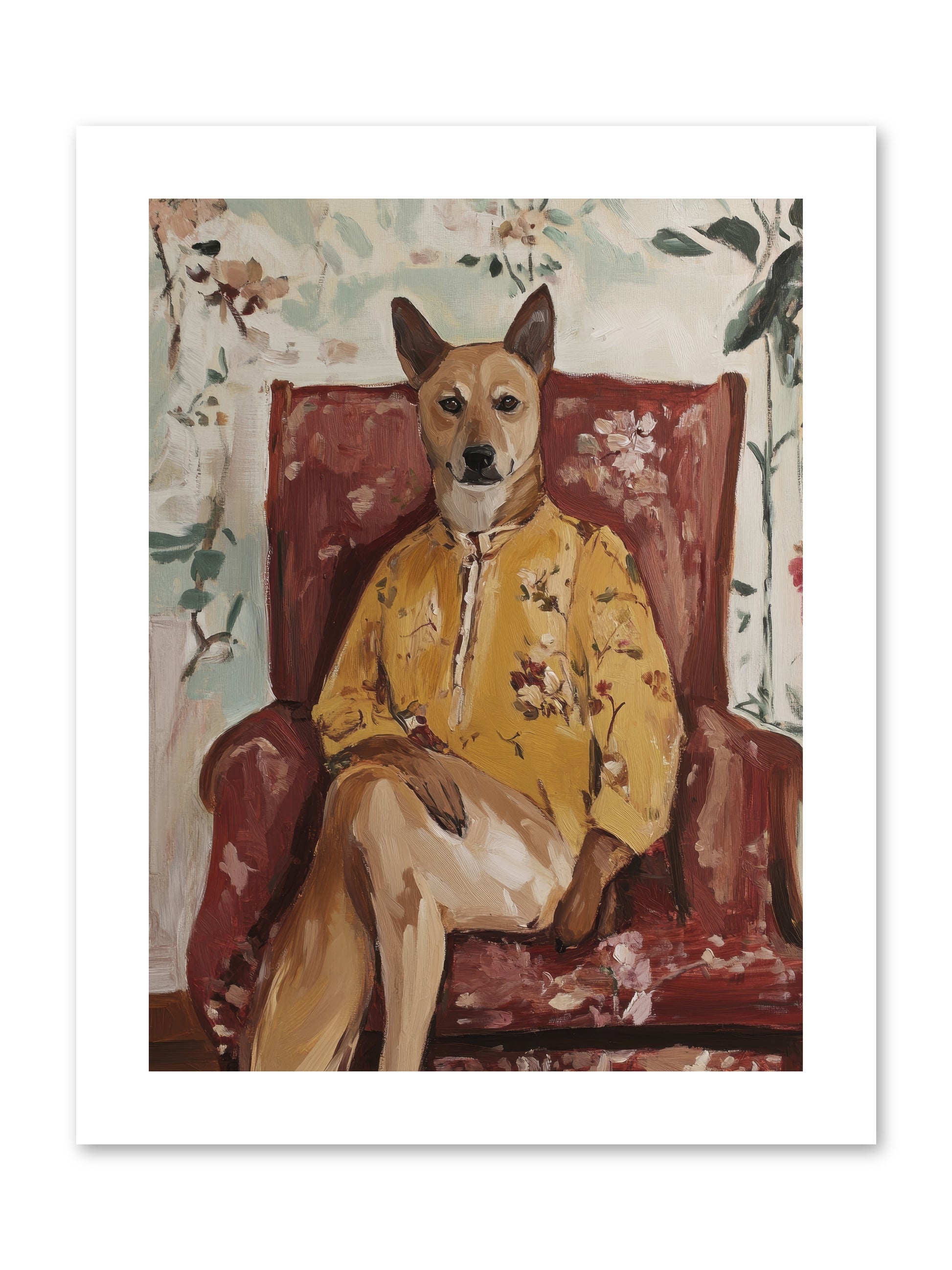 Miss Honey Bee -- Paper Print 9x12