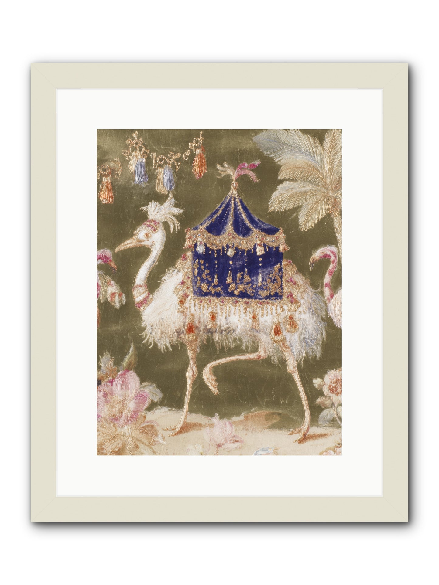 Miss Honeythorne’s Parade -- Framed Print - White 12x16