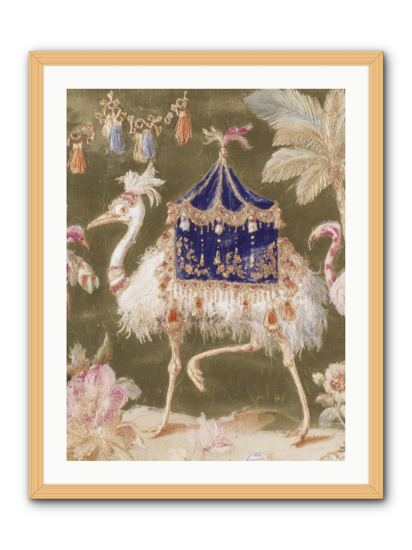 Miss Honeythorne’s Parade -- Framed Print - Natural 24x32