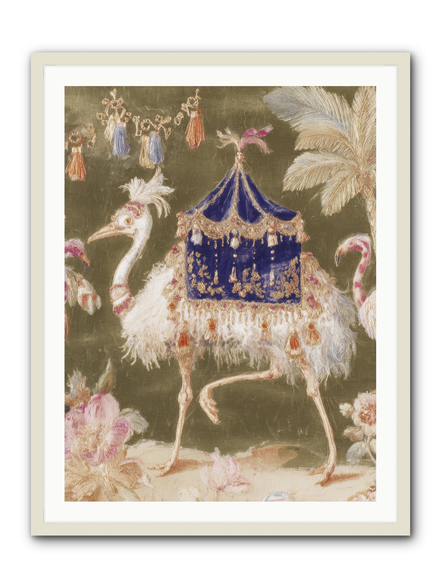 Miss Honeythorne’s Parade -- Framed Print - White 30x40