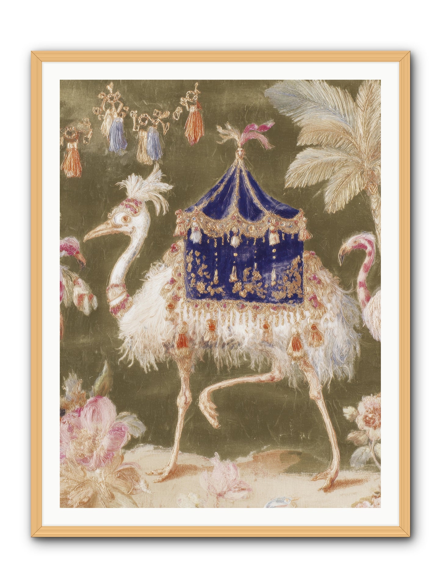 Miss Honeythorne’s Parade -- Framed Print - Natural 36x48
