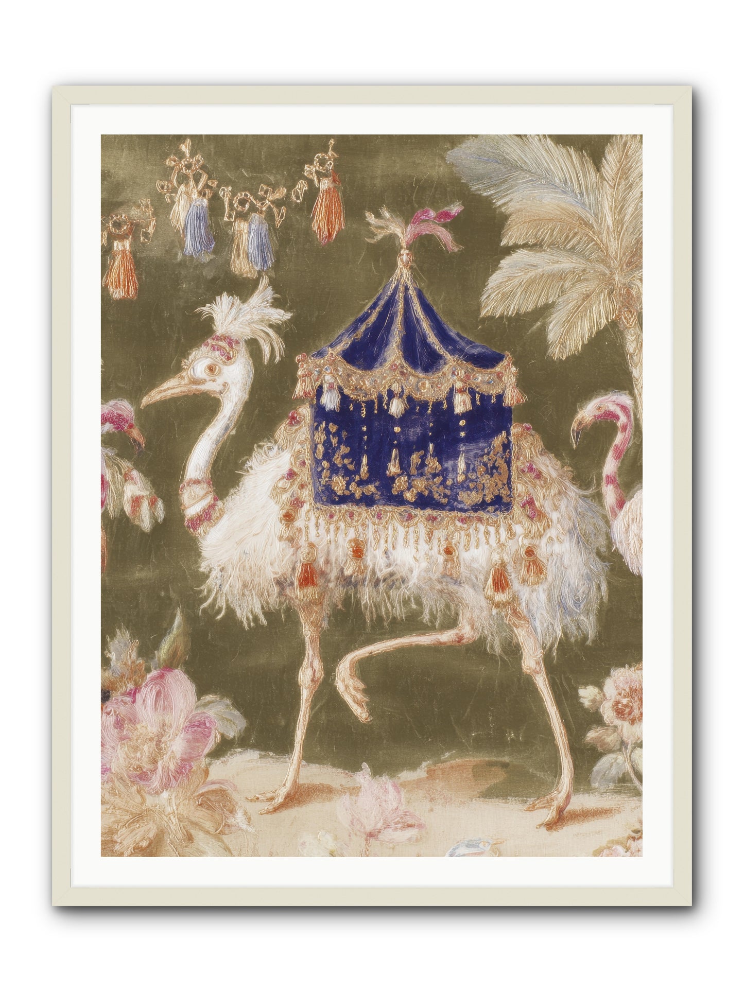 Miss Honeythorne’s Parade -- Framed Print - White 36x48