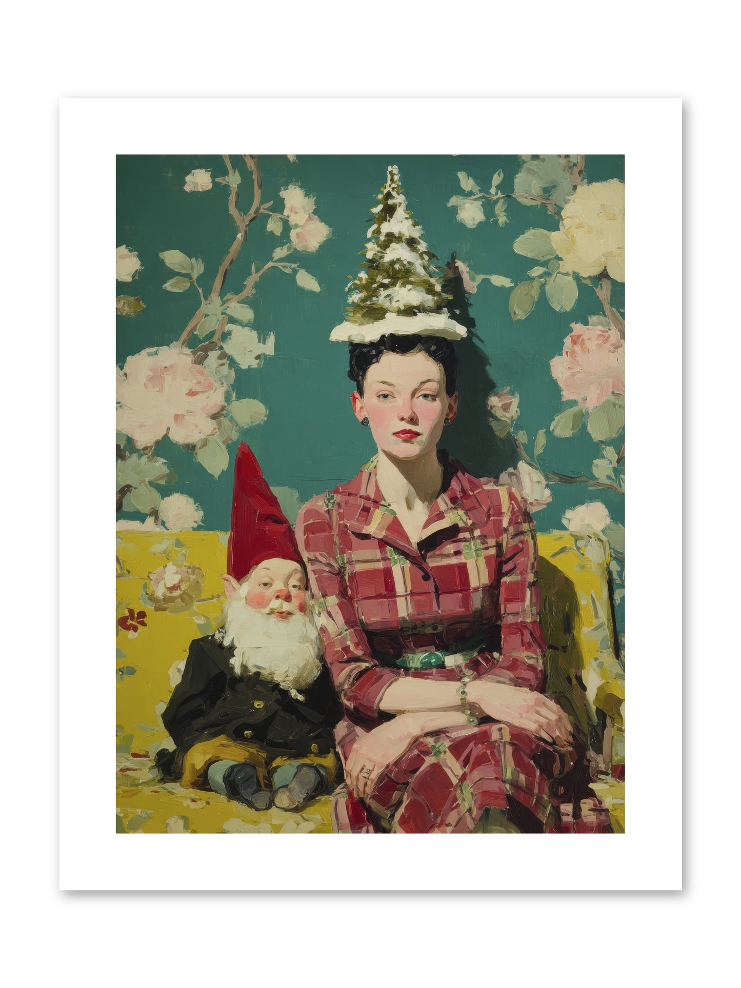 Miss Marrow’s Holiday Agenda -- Paper Print 9x12