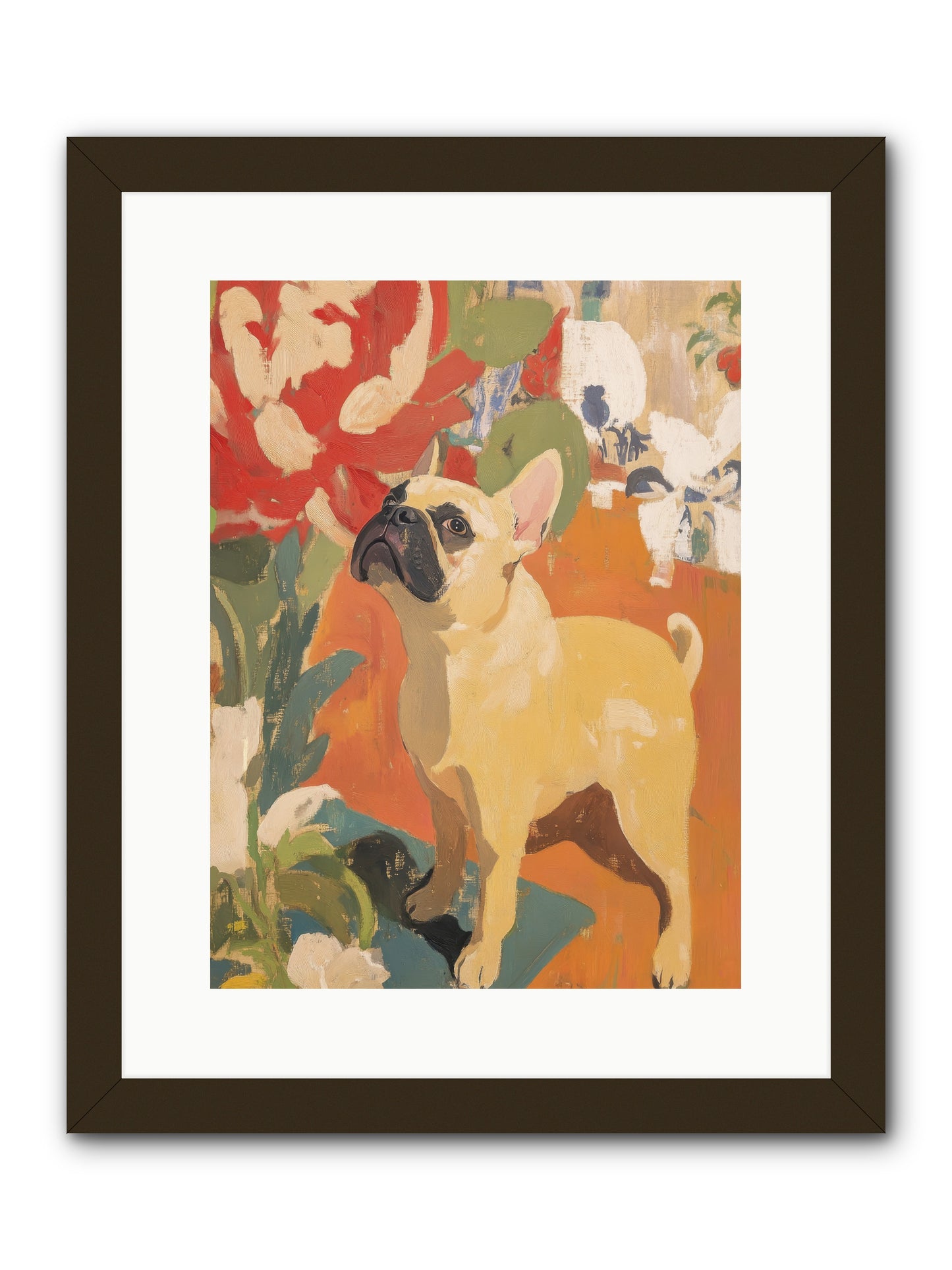 Miss Peaches Butterworth -- Framed Print - Black 12x16