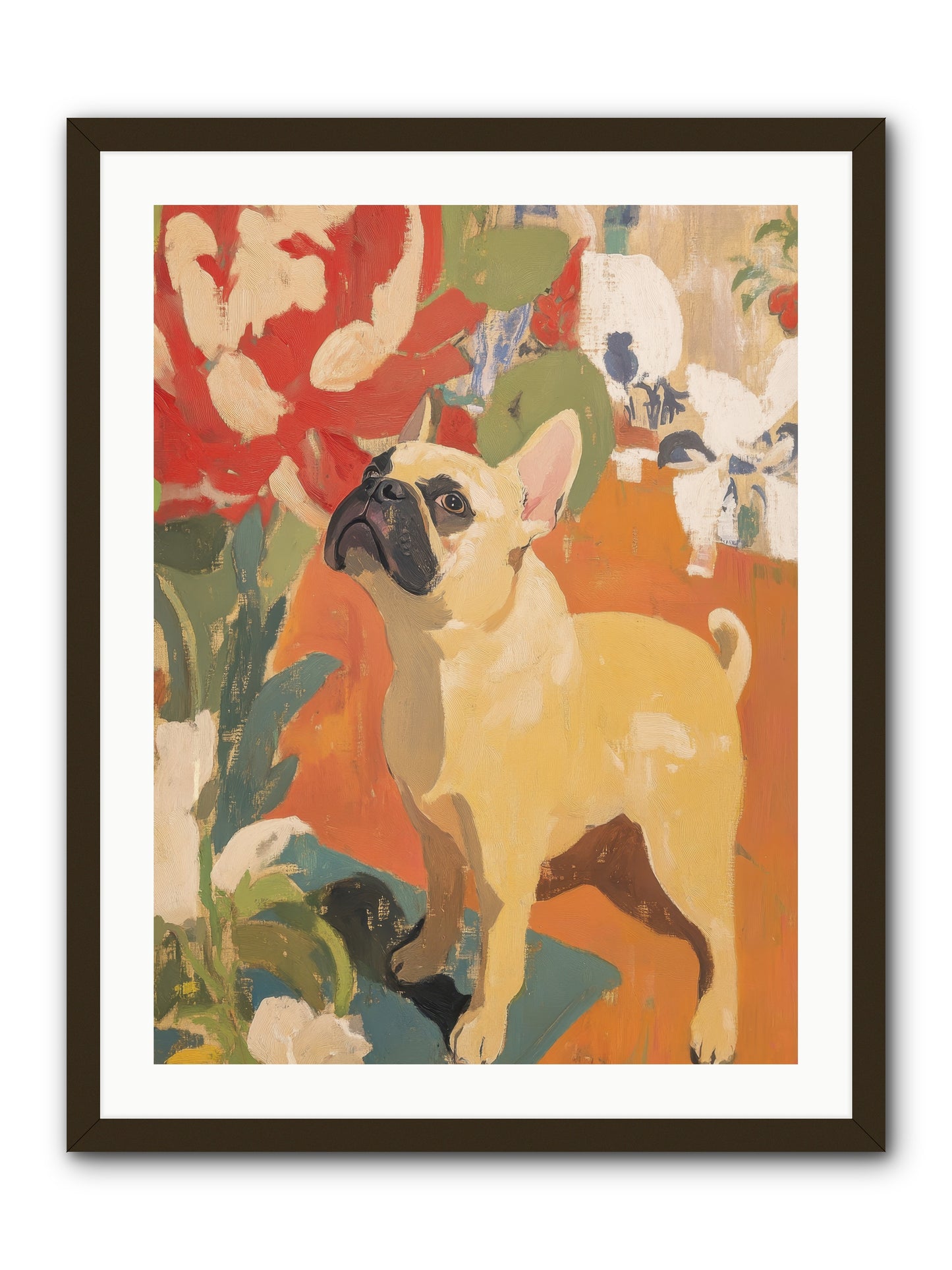 Miss Peaches Butterworth -- Framed Print - Black 24x32