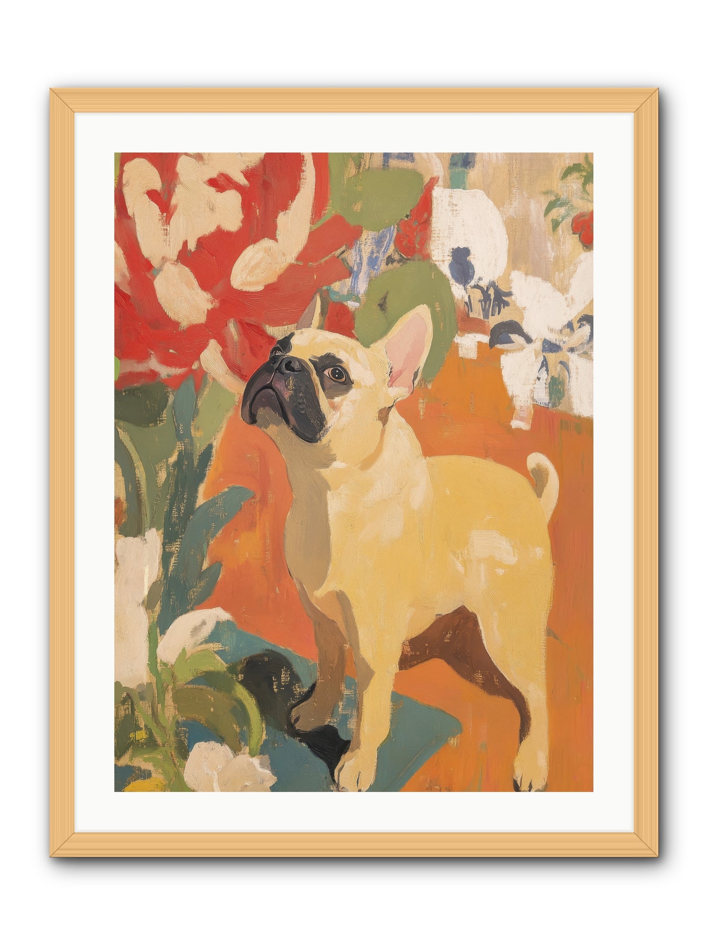 Miss Peaches Butterworth -- Framed Print - Natural 24x32