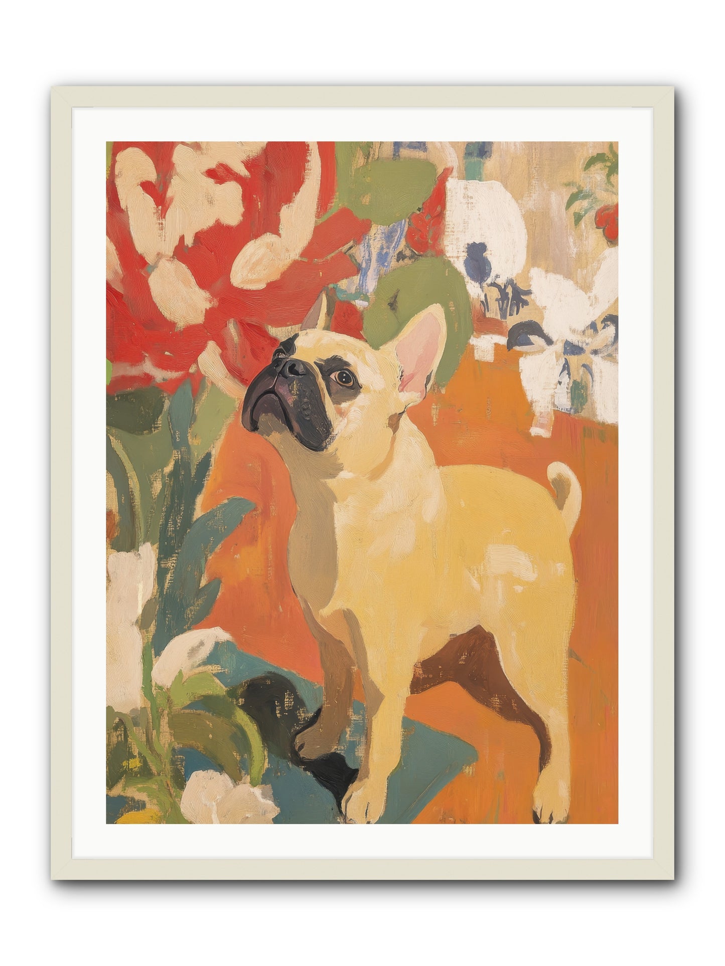 Miss Peaches Butterworth -- Framed Print - White 30x40