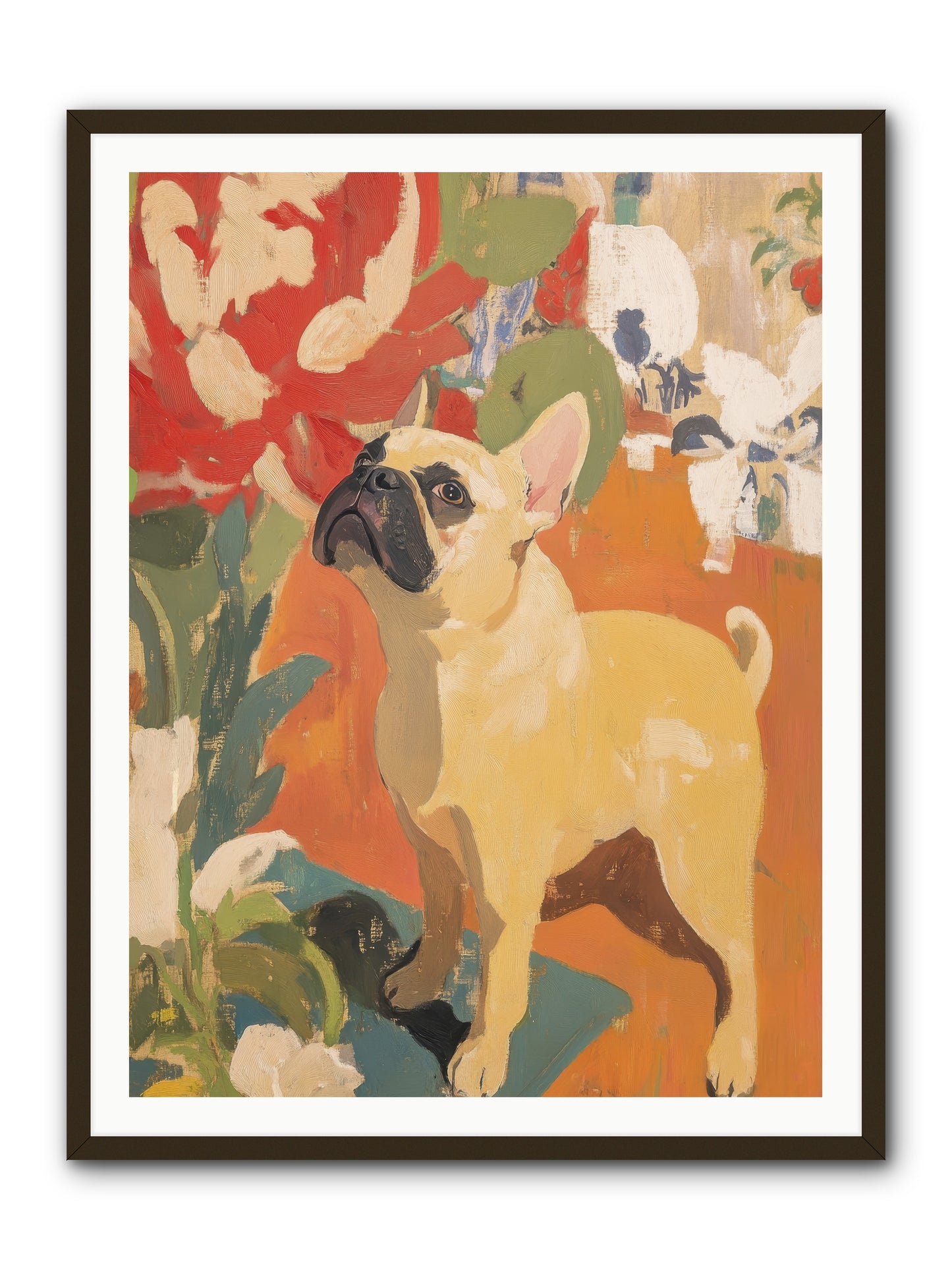 Miss Peaches Butterworth -- Framed Print - Black 36x48