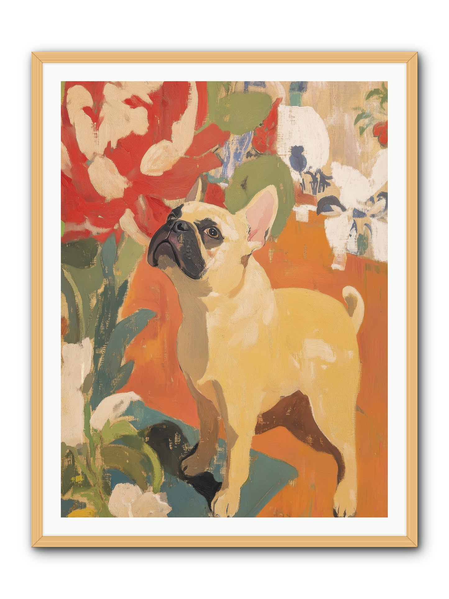 Miss Peaches Butterworth -- Framed Print - Natural 36x48