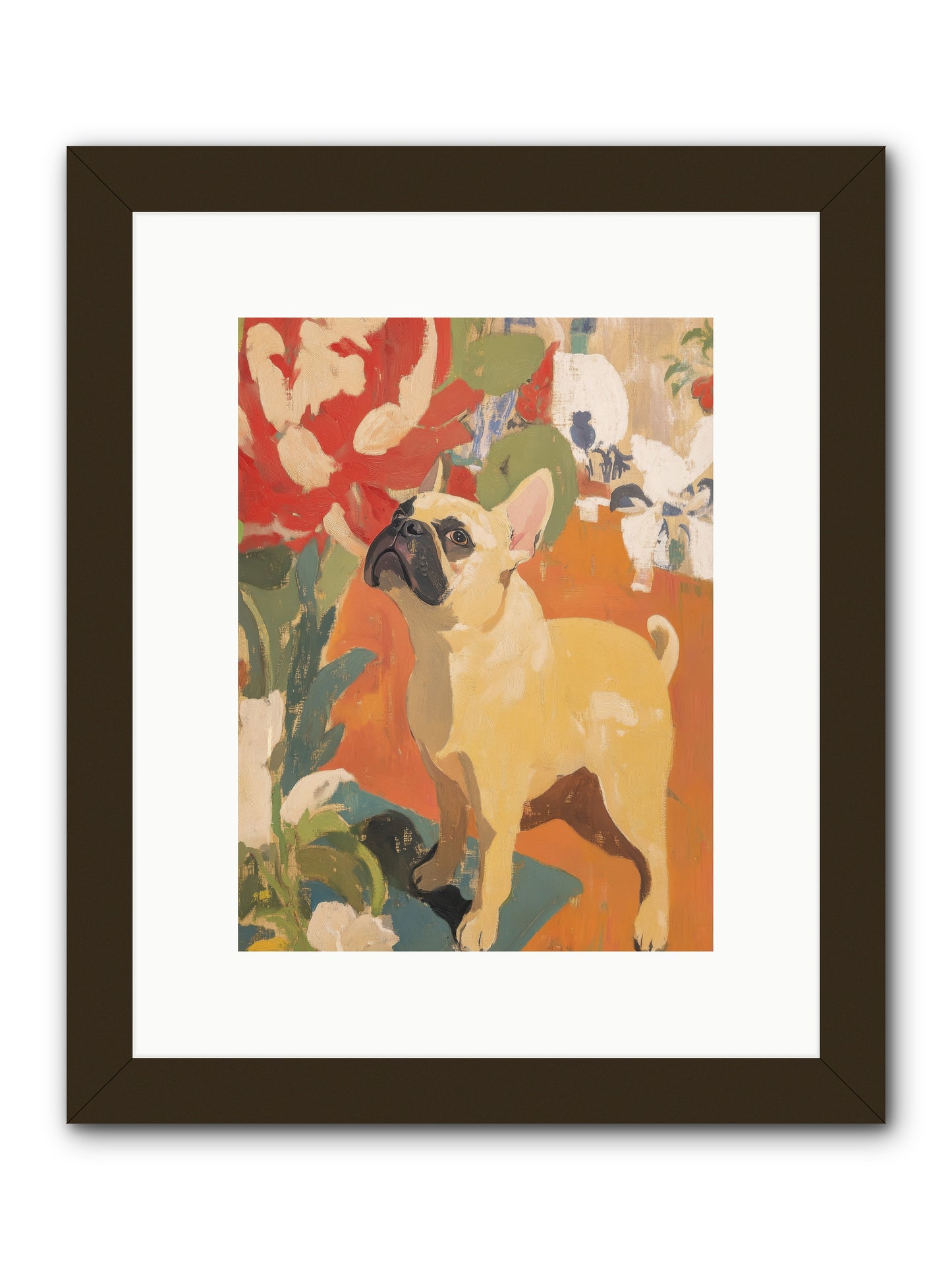 Miss Peaches Butterworth -- Framed Print - Black 9x12