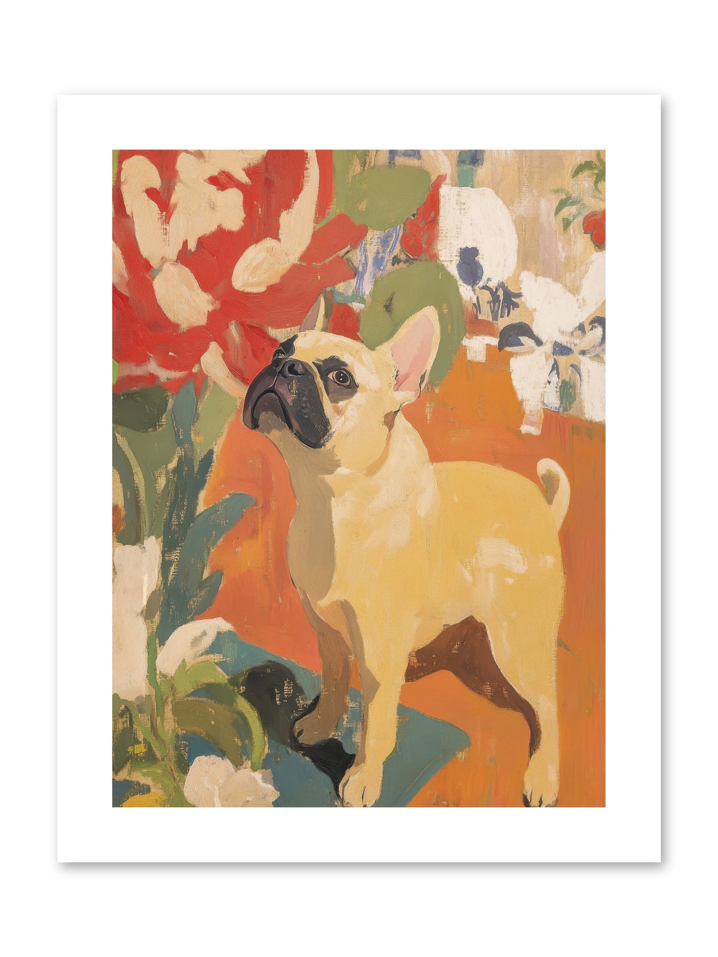 Miss Peaches Butterworth -- Loose Canvas Print 9x12