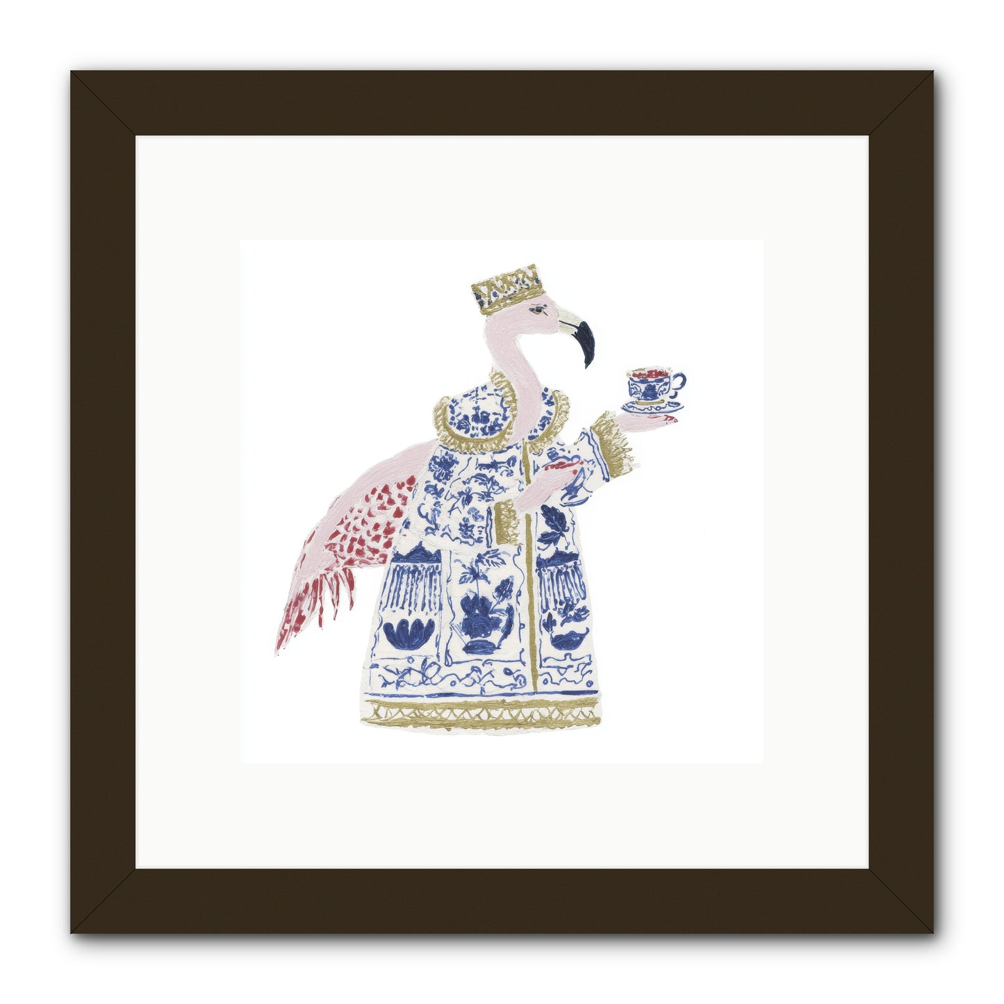Miss Plume’s Catalogue -- Framed Print - Black 10x10