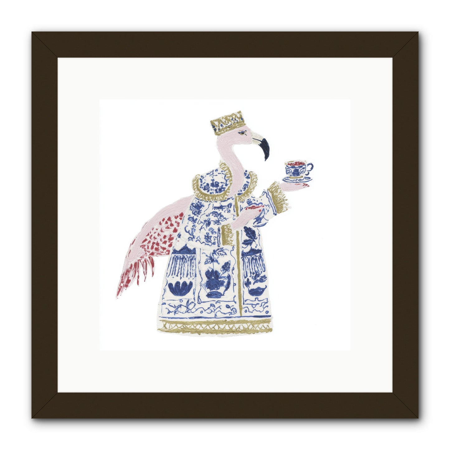 Miss Plume’s Catalogue -- Framed Print - Black 12x12