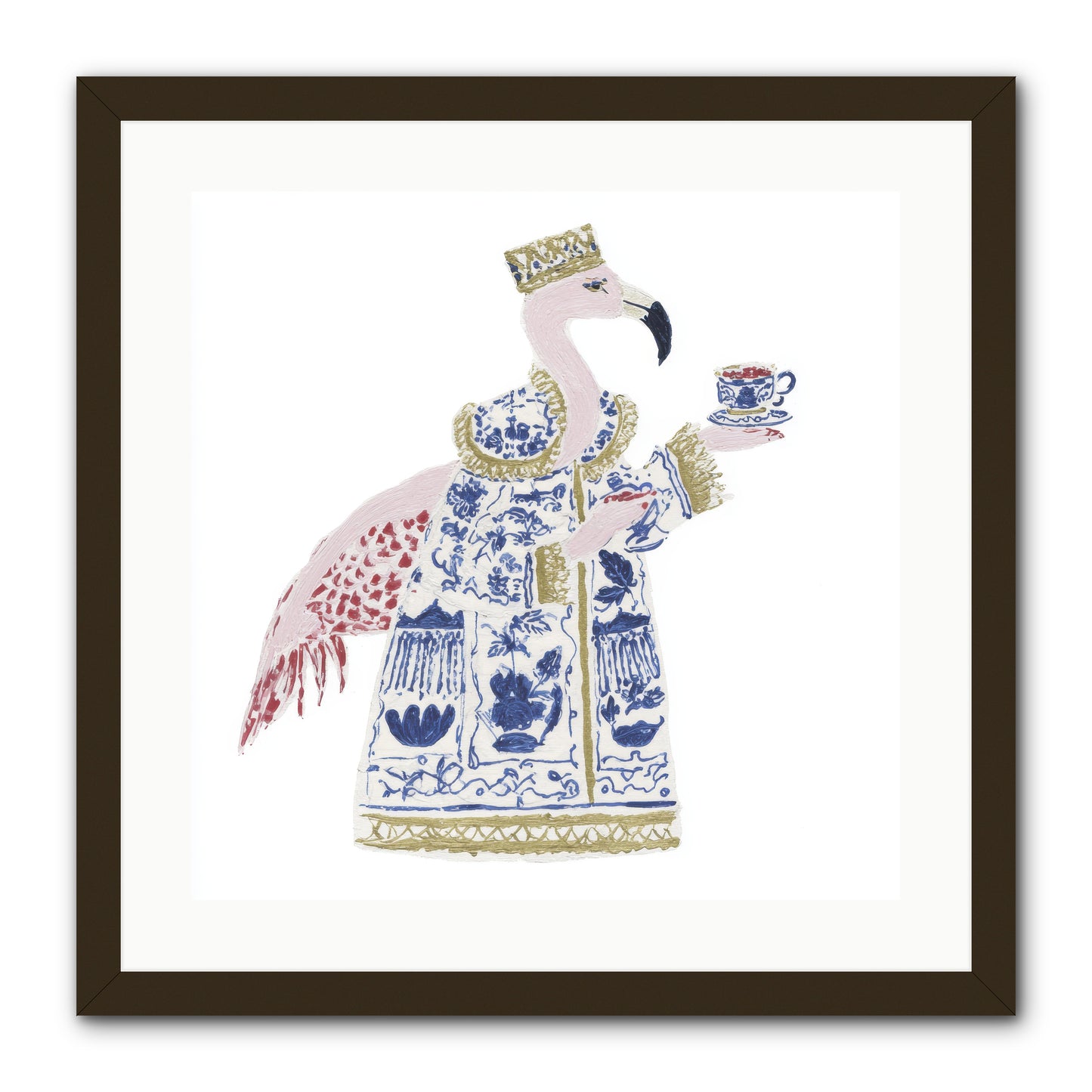 Miss Plume’s Catalogue -- Framed Print - Black 20x20