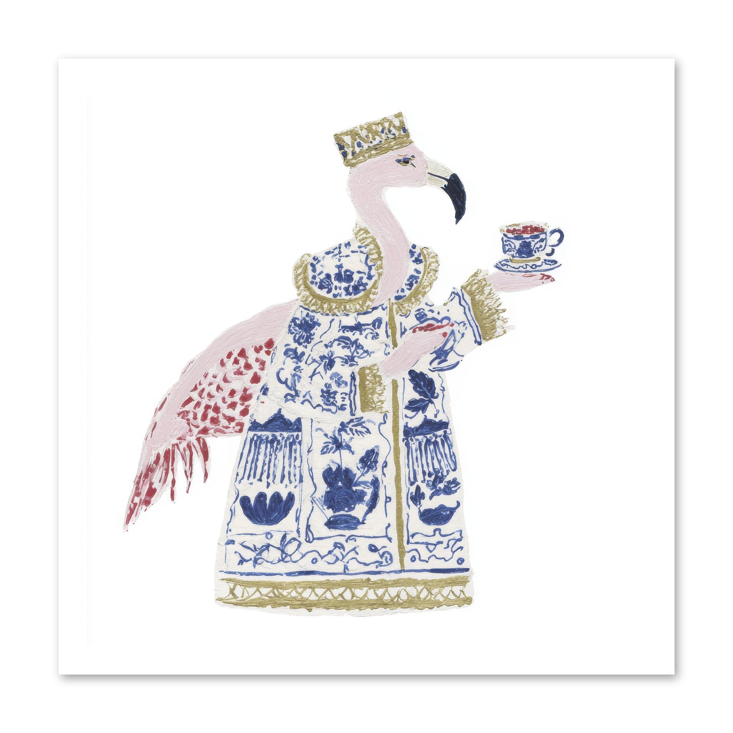 Miss Plume’s Catalogue -- Loose Canvas Print 20x20