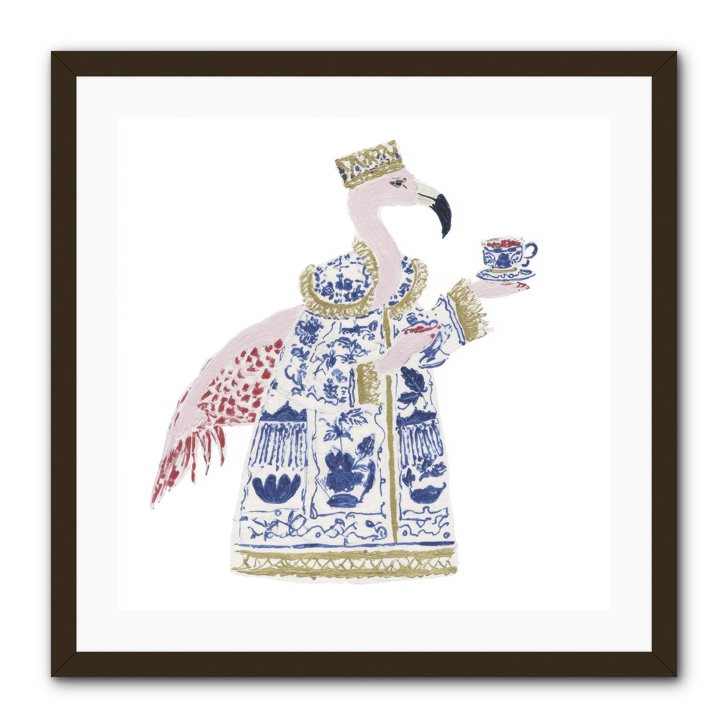 Miss Plume’s Catalogue -- Framed Print - Black 24x24