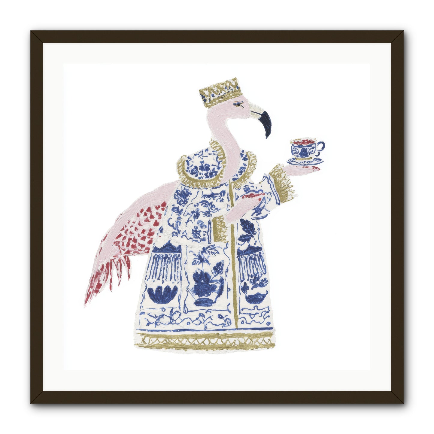 Miss Plume’s Catalogue -- Framed Print - Black 30x30