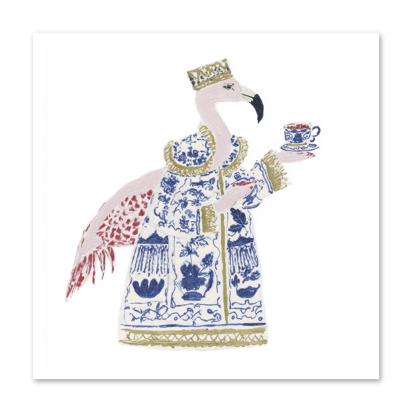Miss Plume’s Catalogue -- Loose Canvas Print 30x30
